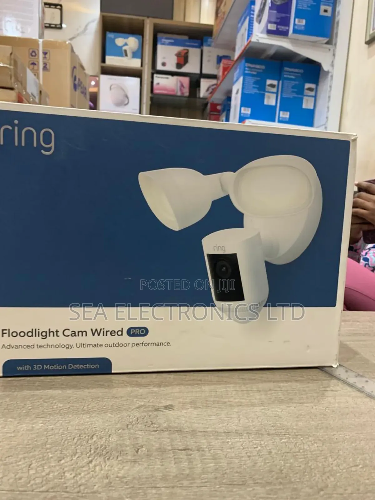 3d Motion Detection Ring Floodlight Cam  Very Clear 