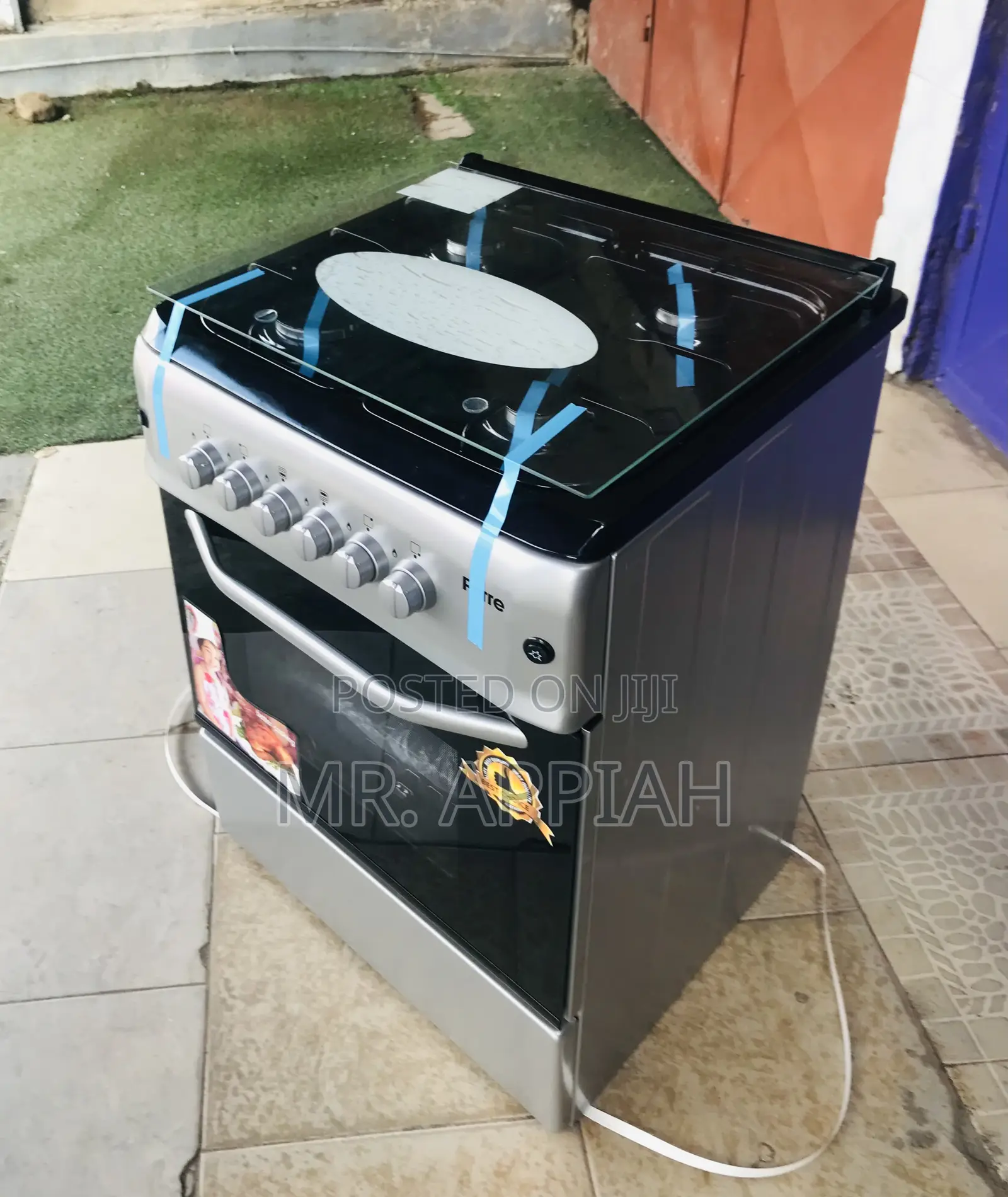 Choose Premium Ferre Gas Oven 4 Burner With Grill(60x60).