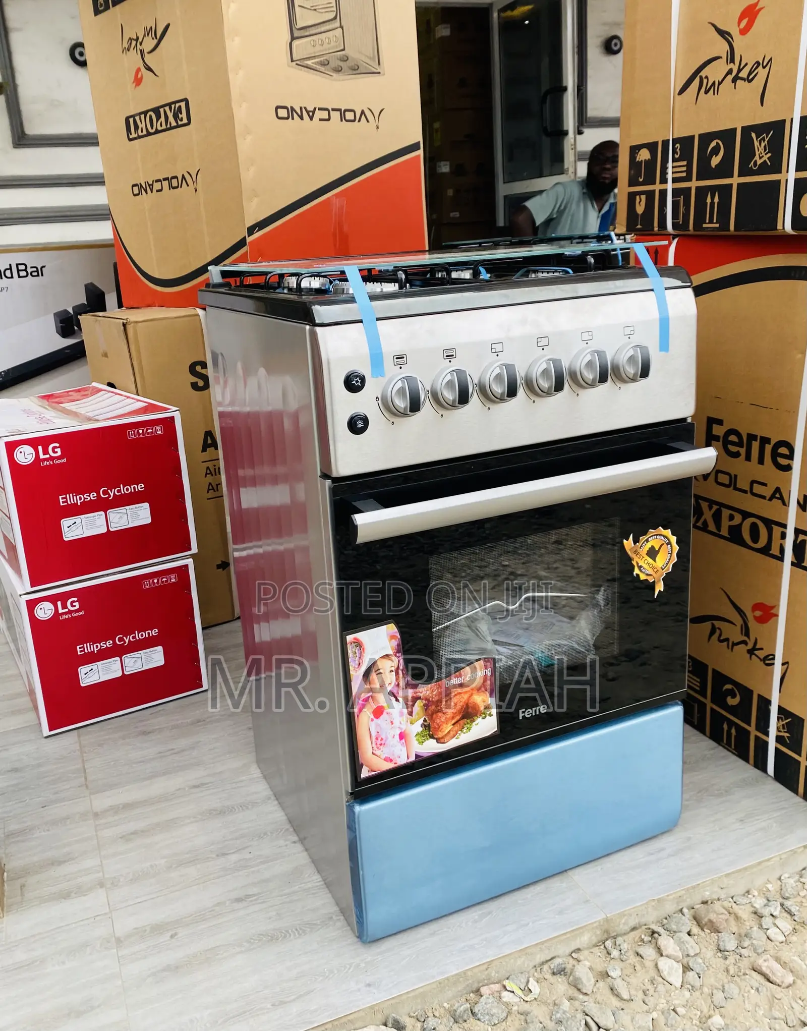 Elevate Your Kitchen With Ferre 50x60 4 Gas Cooker,New Line
