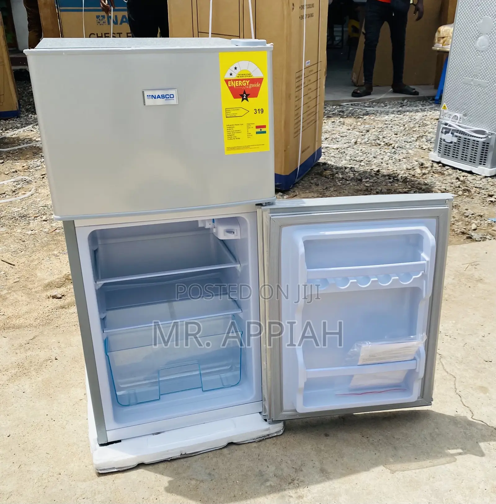 Double Door Electric Nasco Refrigerator(Nasf2-11fl) 