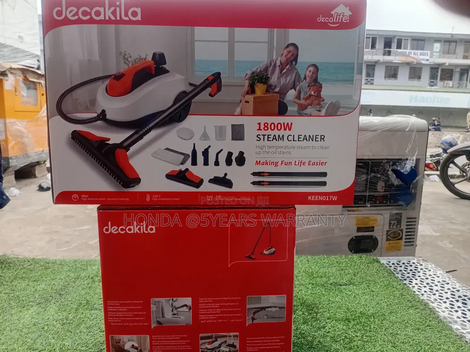 Steam Cleaner 1800w Alpha Decakila Steam Cleaner