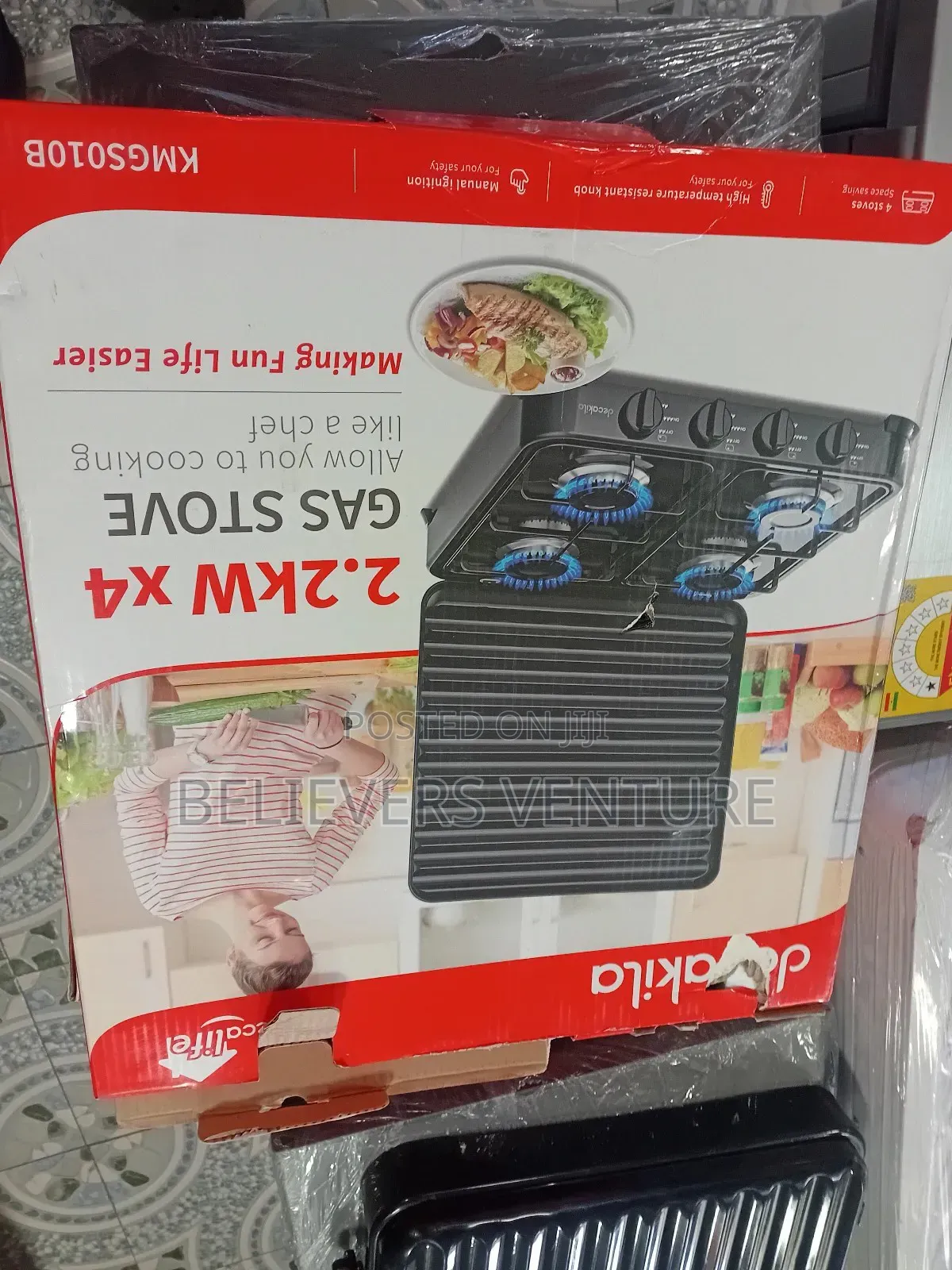 4 Burner Gas Cooker Decakila Stove Decakila Stove