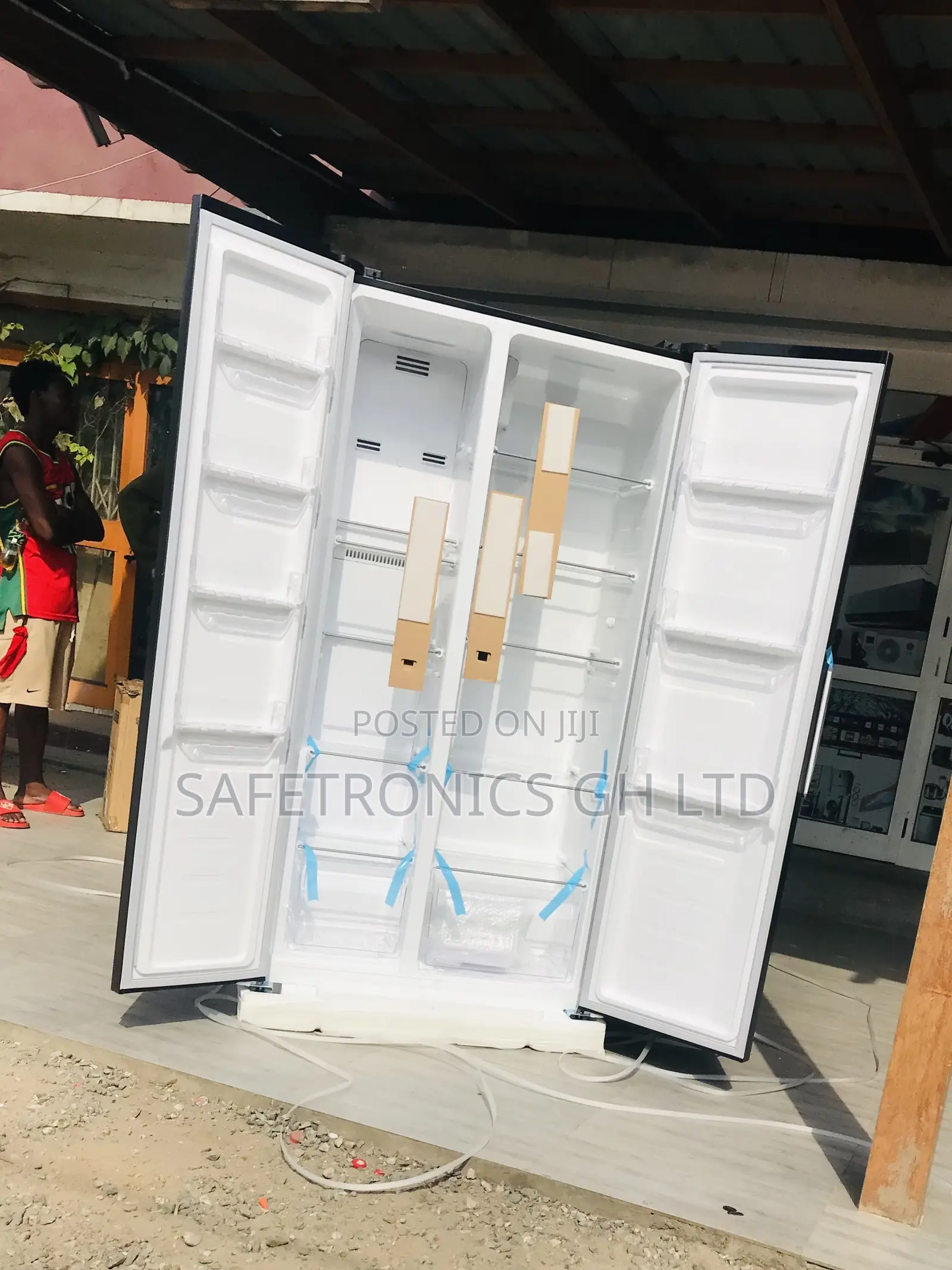 Choose Frosty  Sidebyside Nasco Grey Doubledoor Fridge