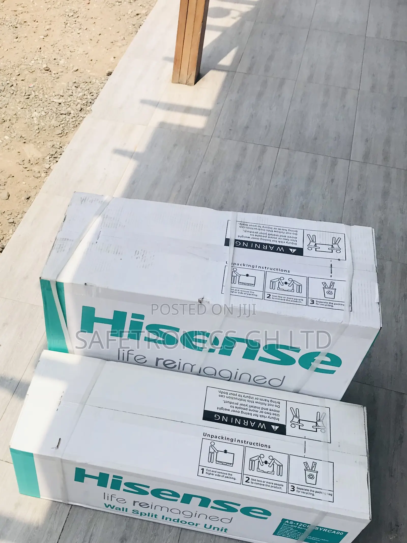 Get Auto Restart Hisense White R410a 2.0 Horsepower Ac