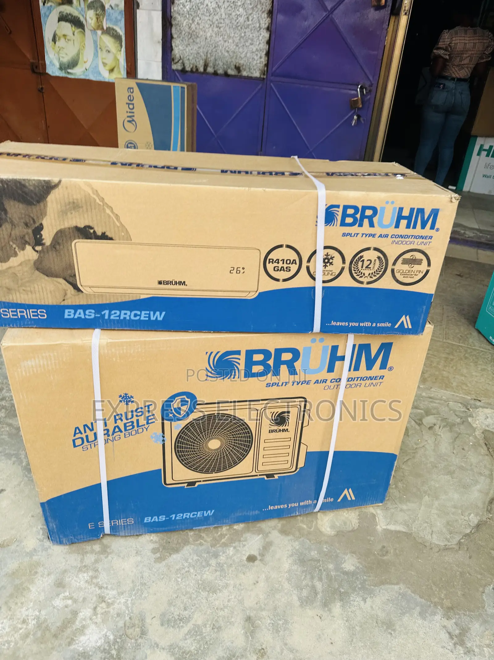 Real Air Conditioner Inverter Bruhm 2.5hp Air Conditioner