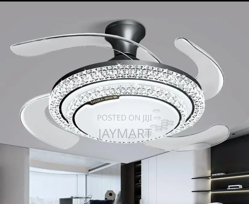 Crystal Fanlight With Remote Control