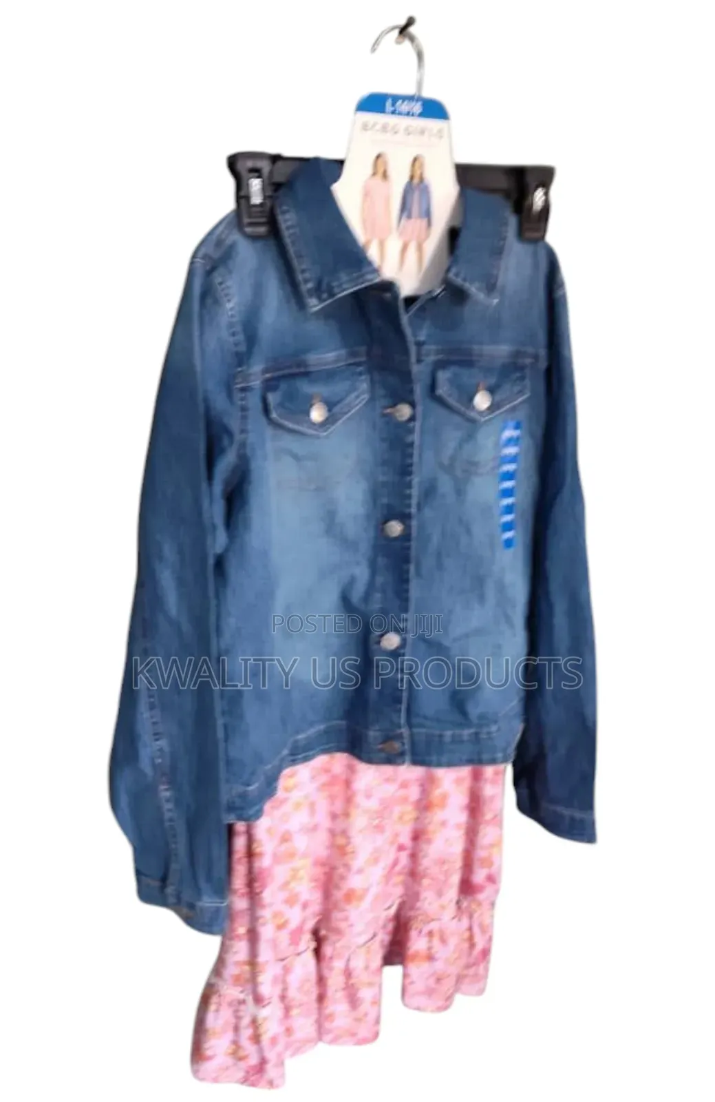 BCBG Girls Denim Dress Set