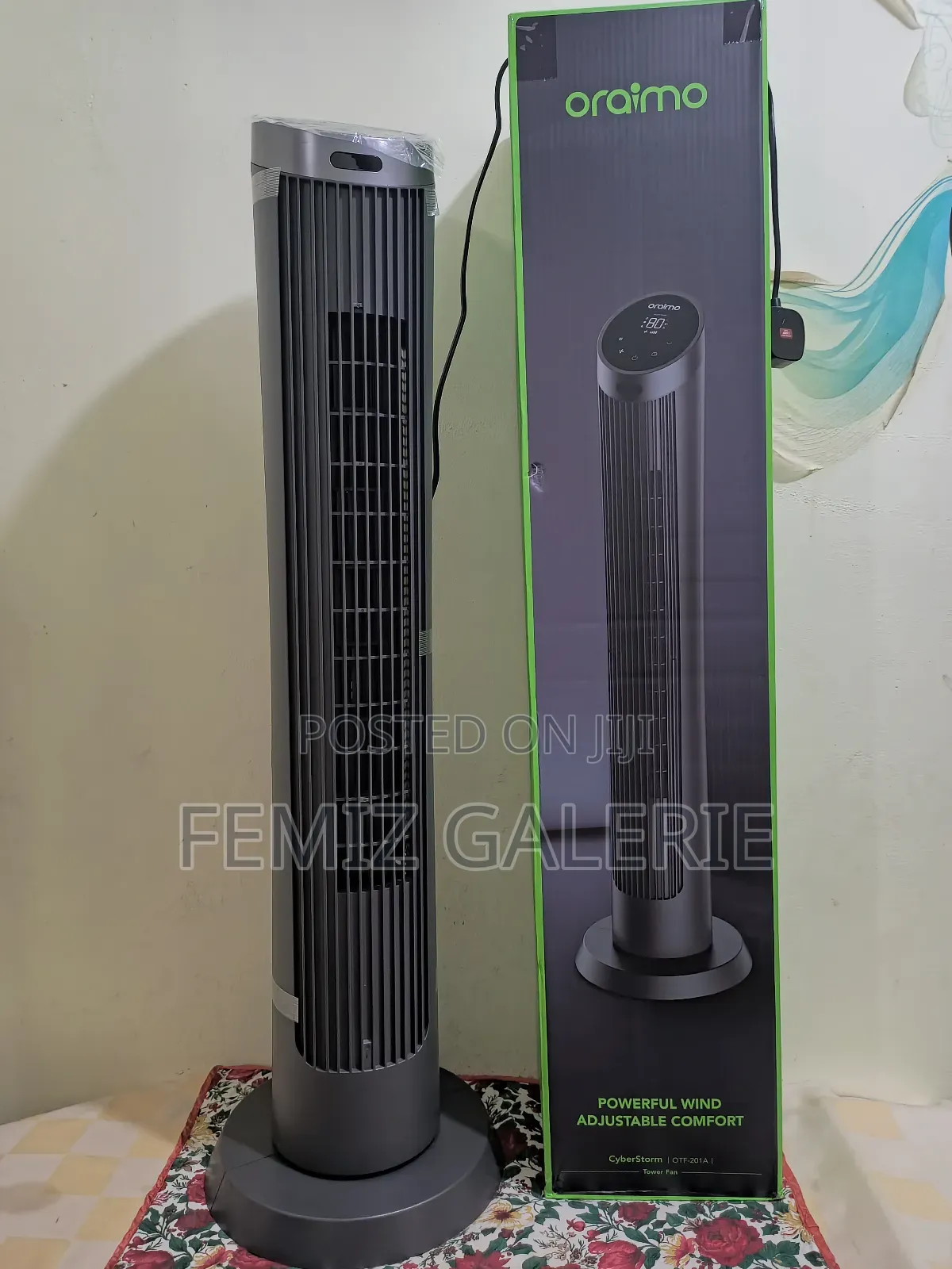 Oraimo Cyberstorm 40 Inch 50w Tower Fan