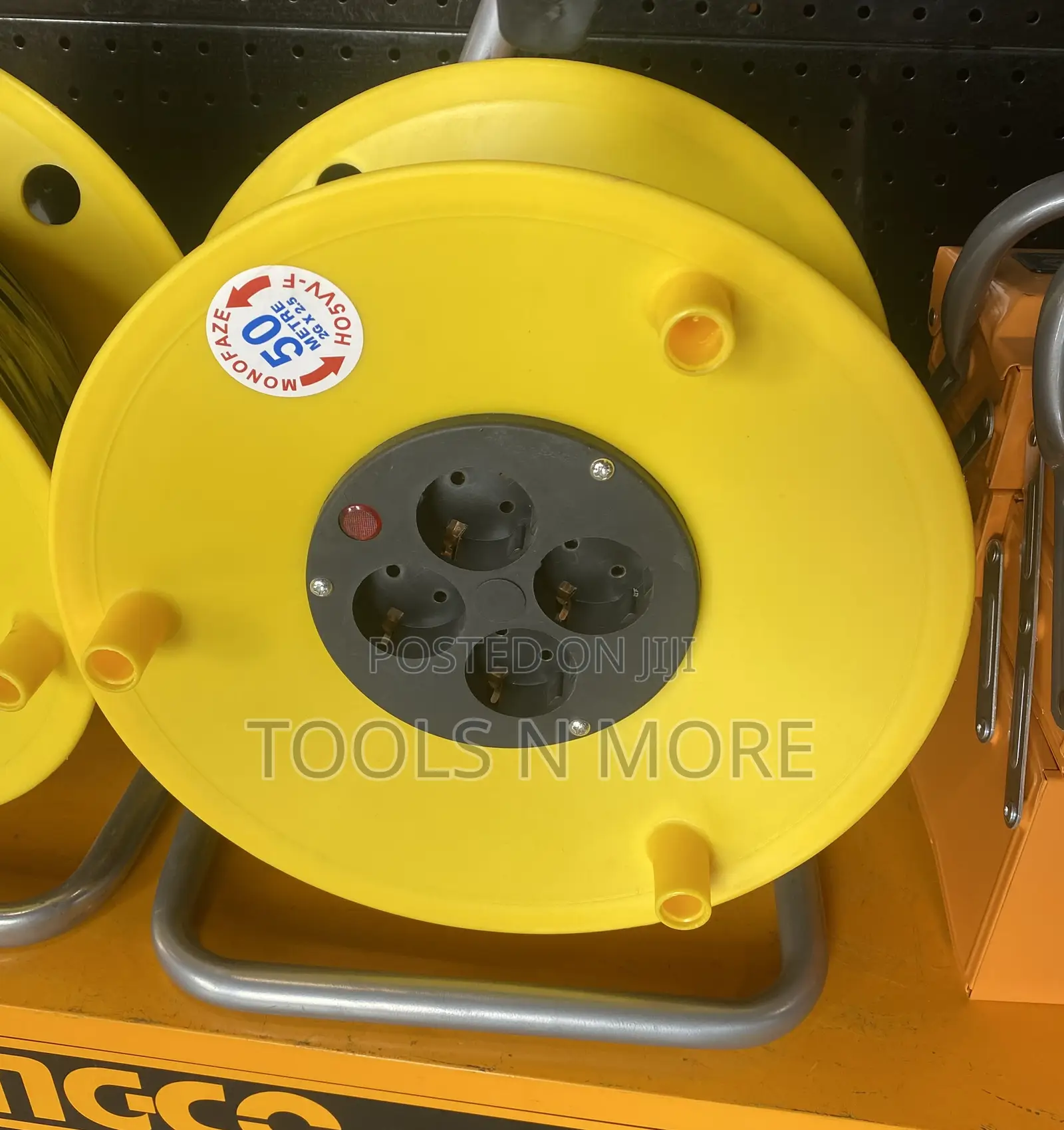 Extension Cable Reel 50m (2 Pin Round Plug)