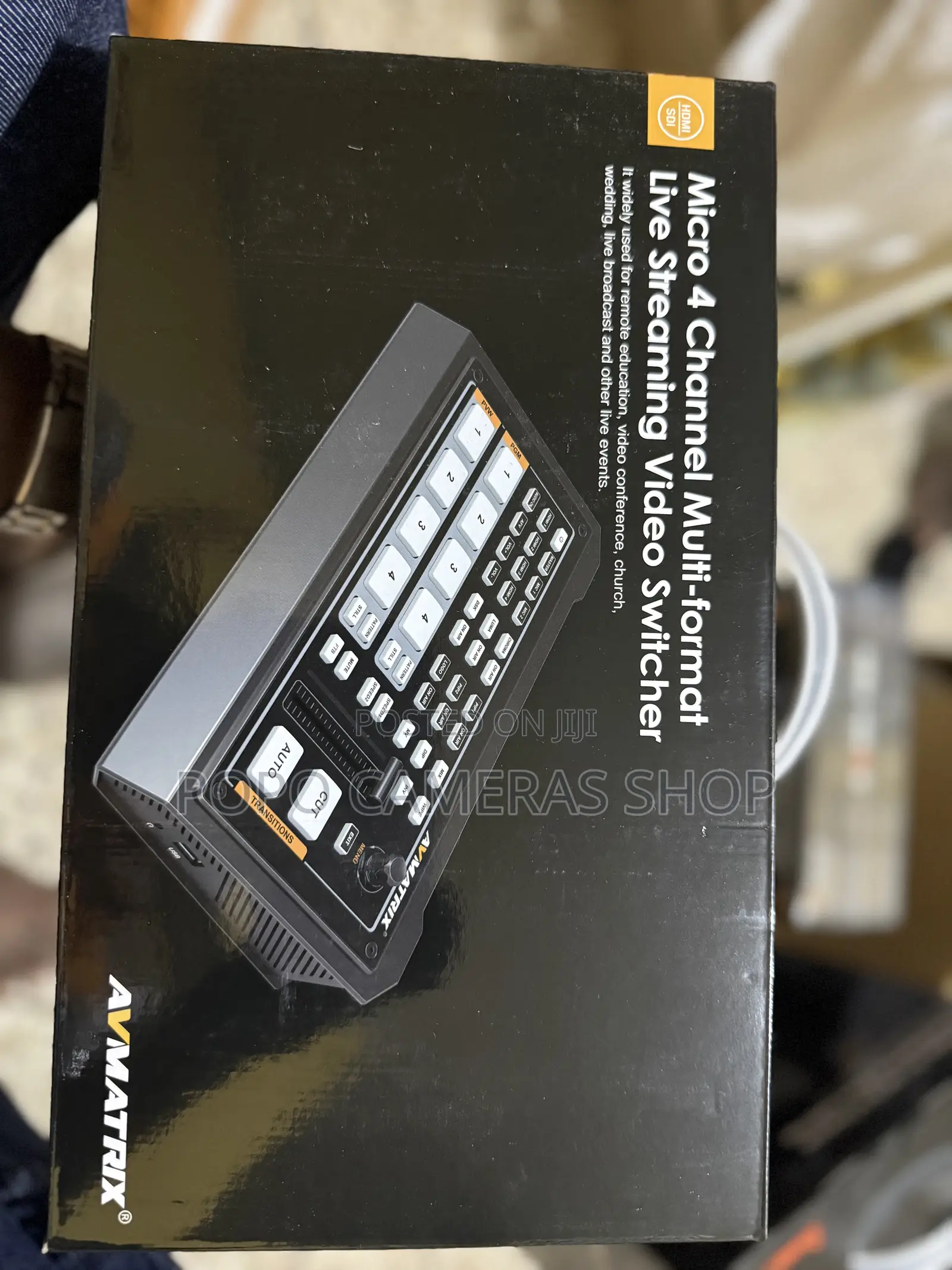 Avmatrix 0402u 4 Channels Video Switcher