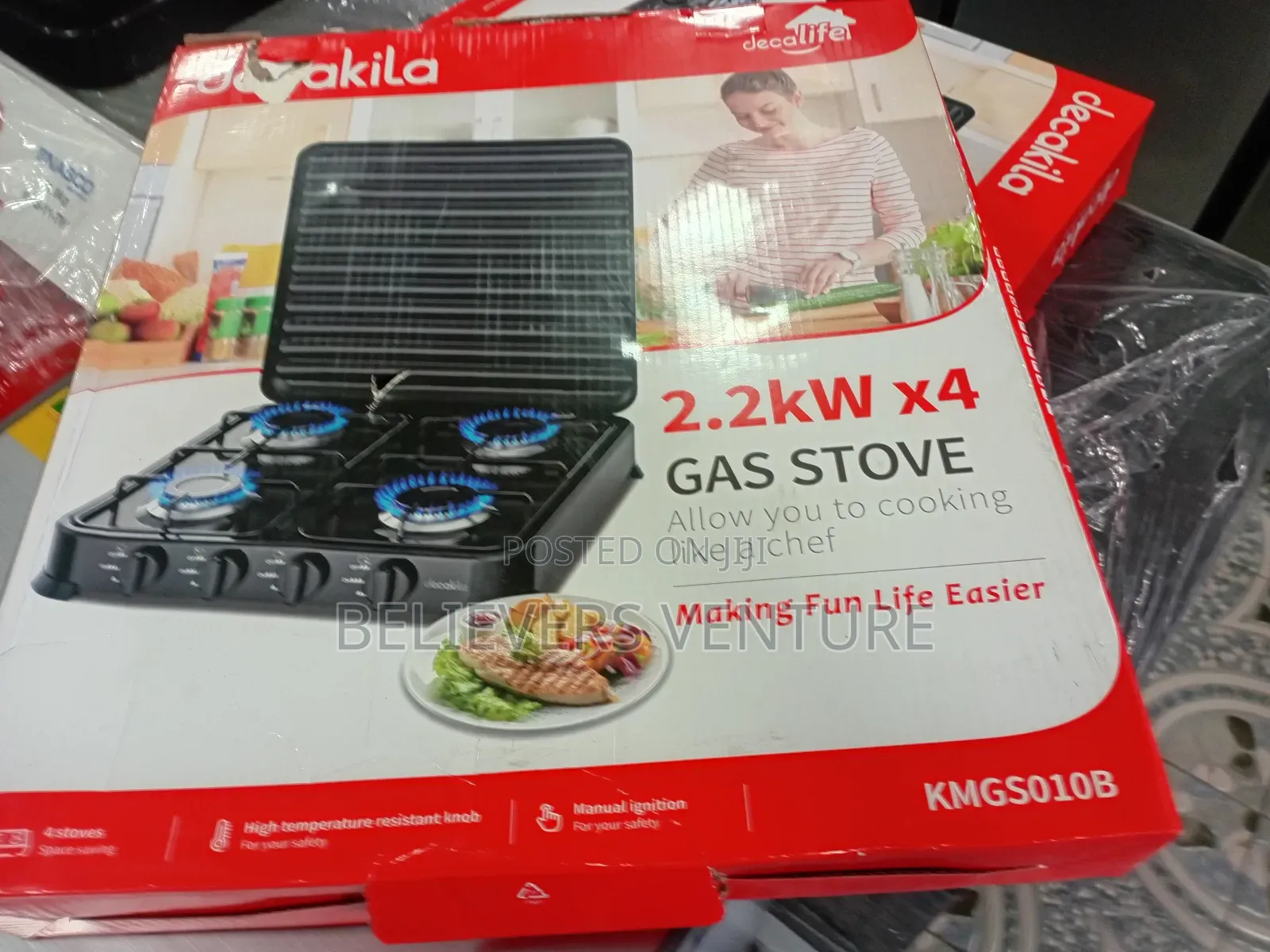 Decakila Strong Body Gas Cooker Decakila Gas Cooker Stove