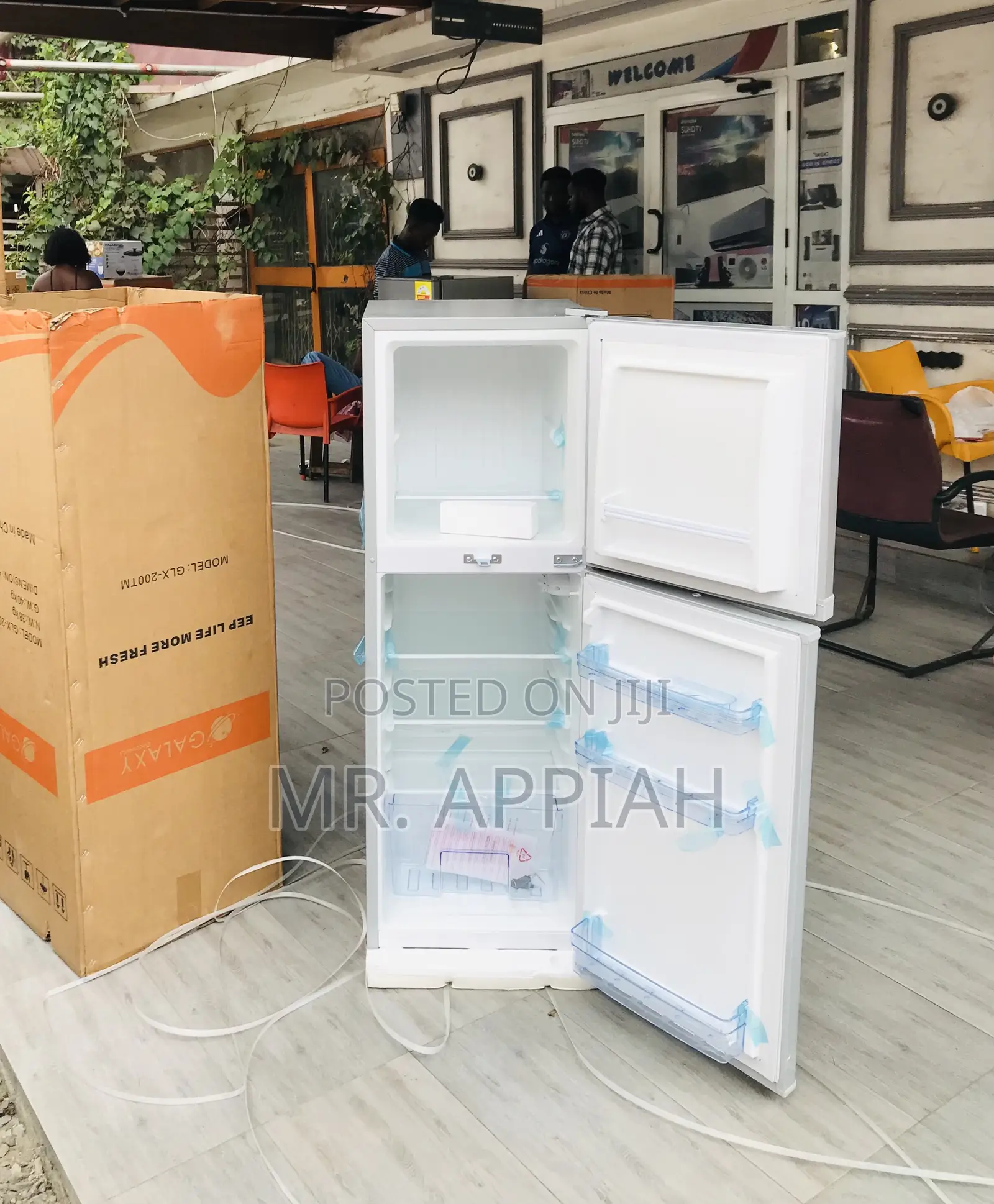 Fabulous Galaxy Double Door Electric Fridge(Silver).