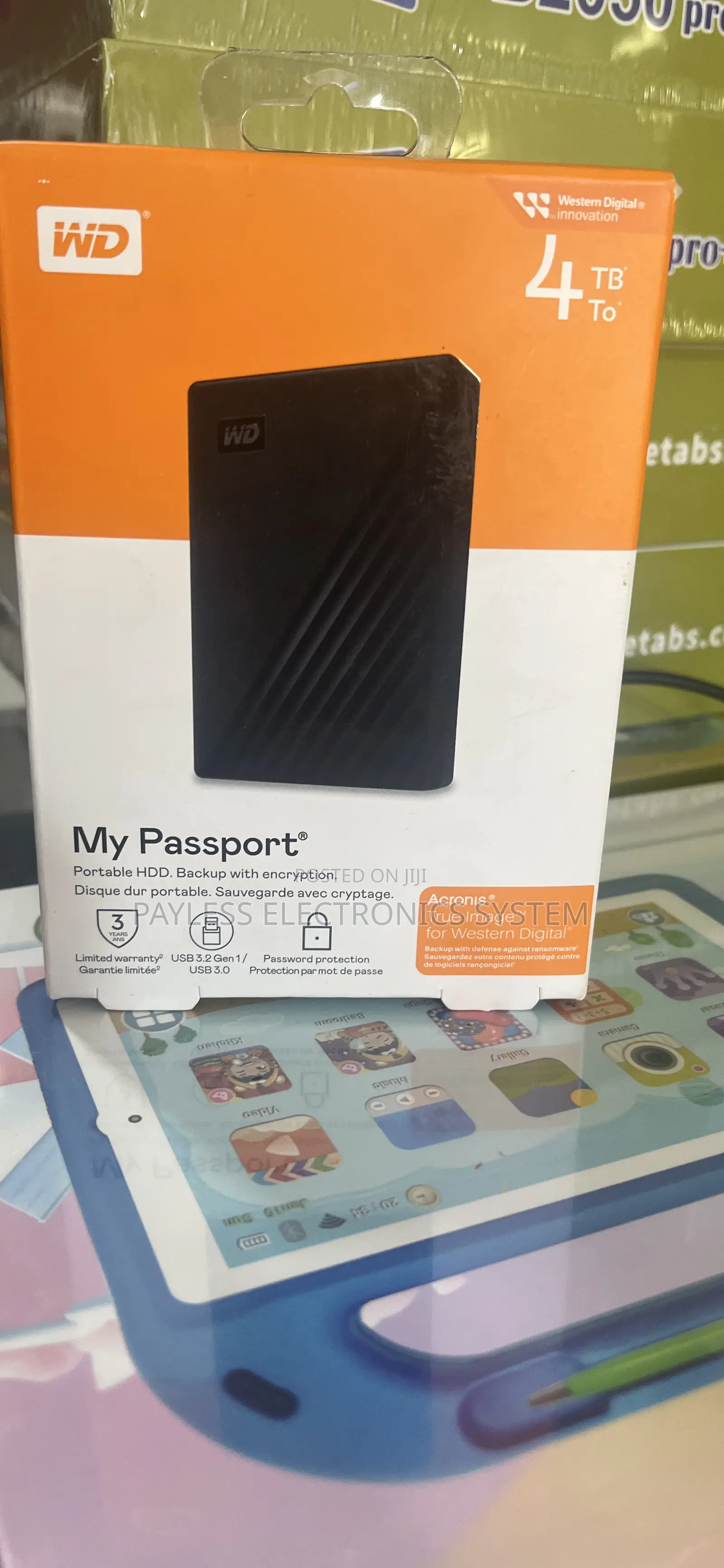 Wd My Passport 4tb External Head Drives