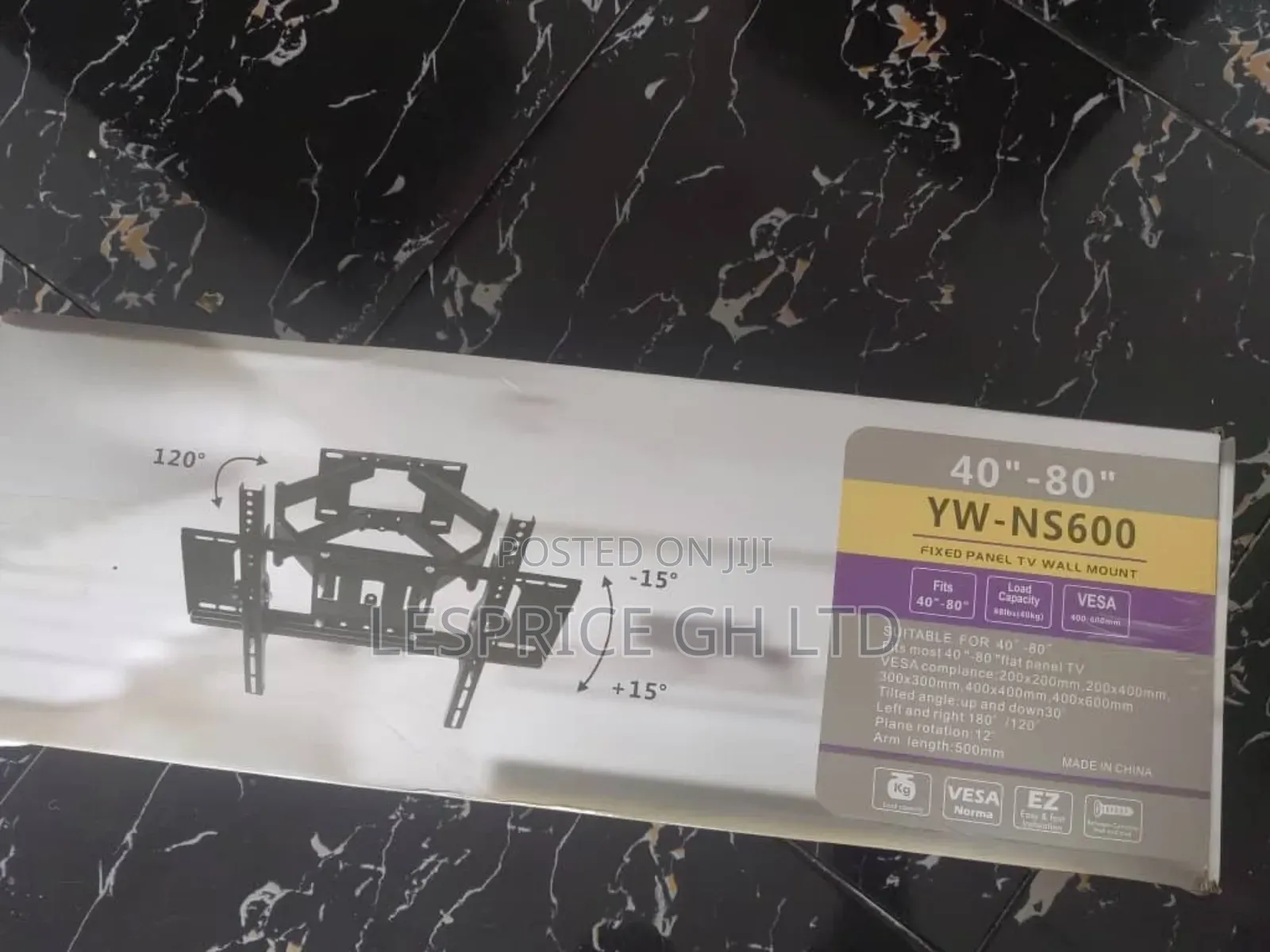 Heavy Duty Wall Bracket Tv Mount: Solid