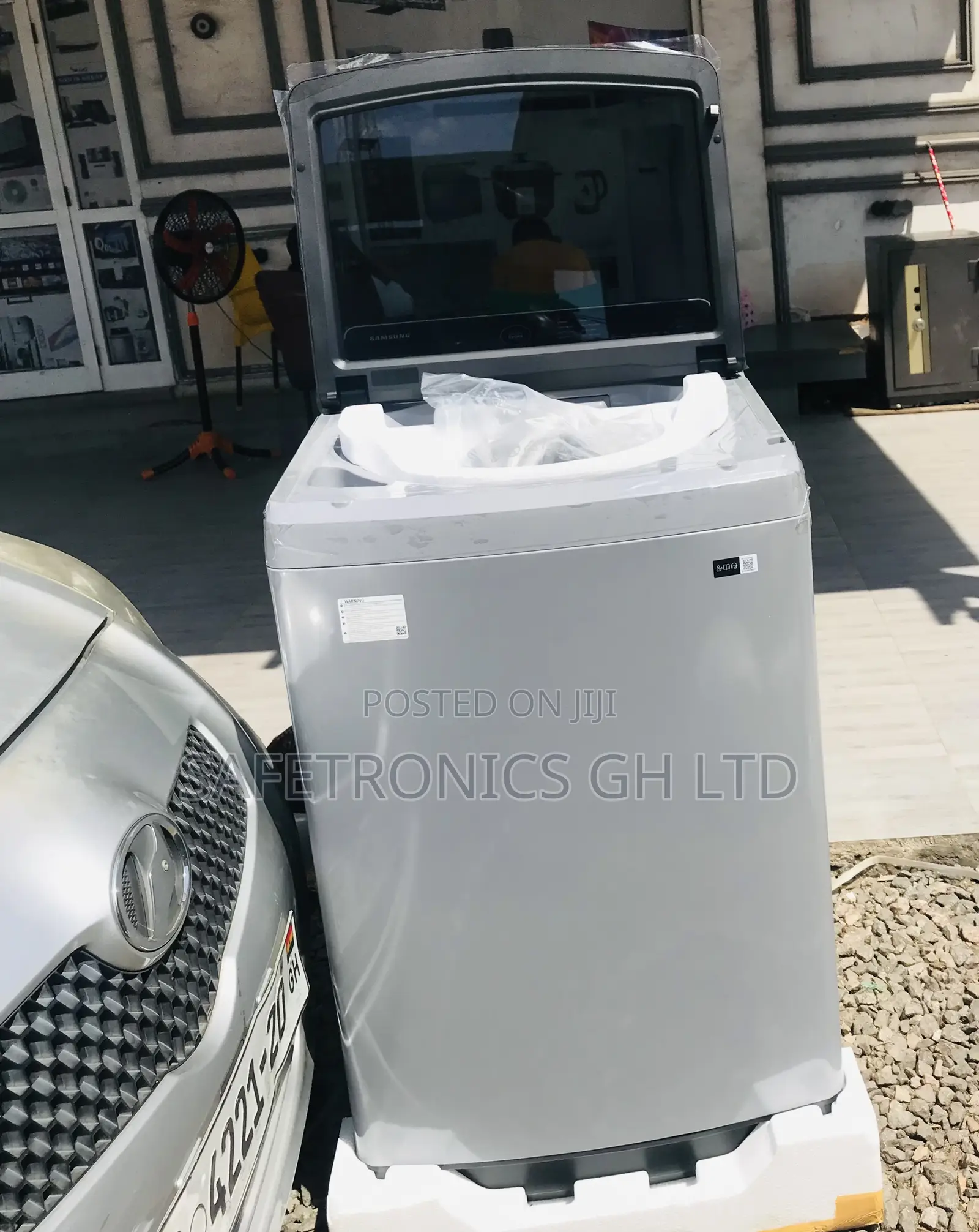Design Samsung 13kg Topload Fullauto Grey Washingmachine