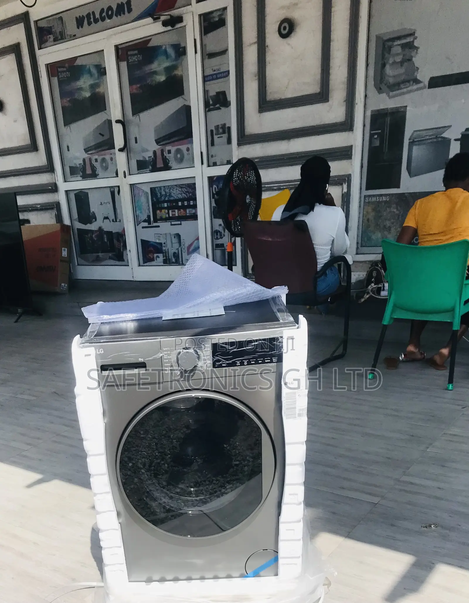 Lg Enjoyable 8kg Front Load Fullauto Inverter Smart Washer