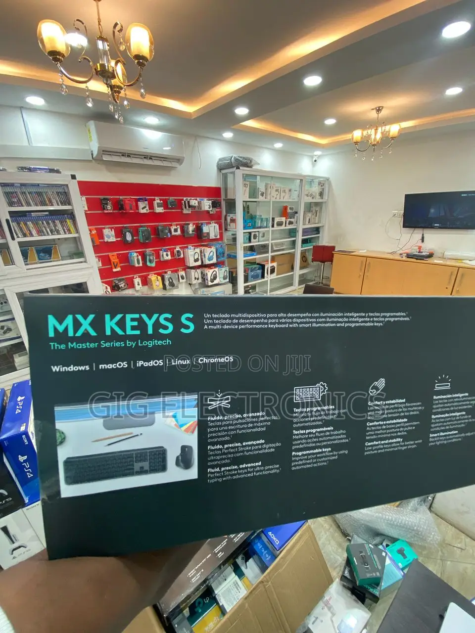 Logitech Mx Keys Wireless Keyboard