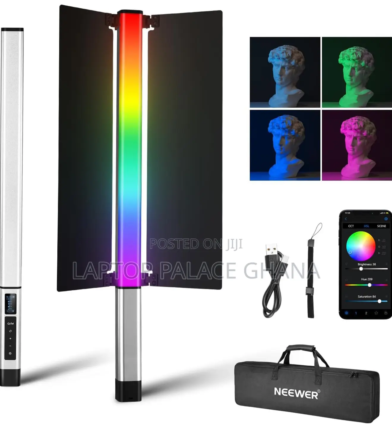 Neewer Cl124 Ii RGB Handheld Led Light Stick Video Light