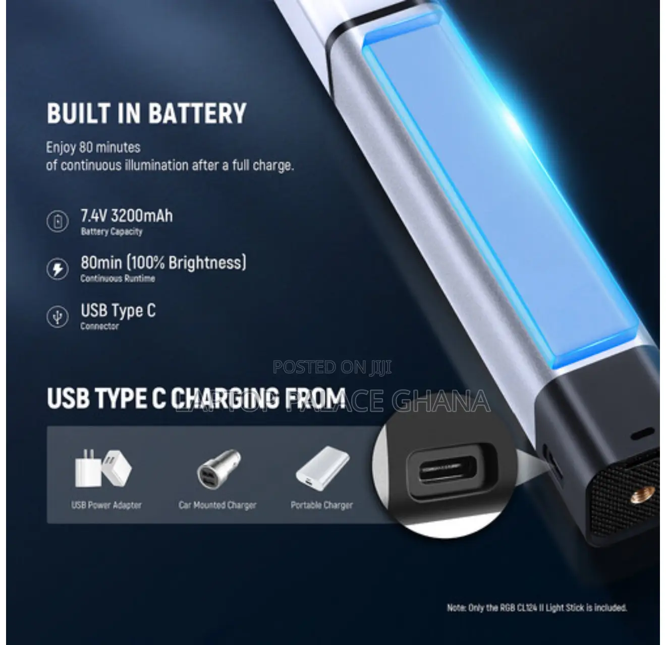 Neewer Cl124 Ii RGB Handheld Led Light Stick Video Light