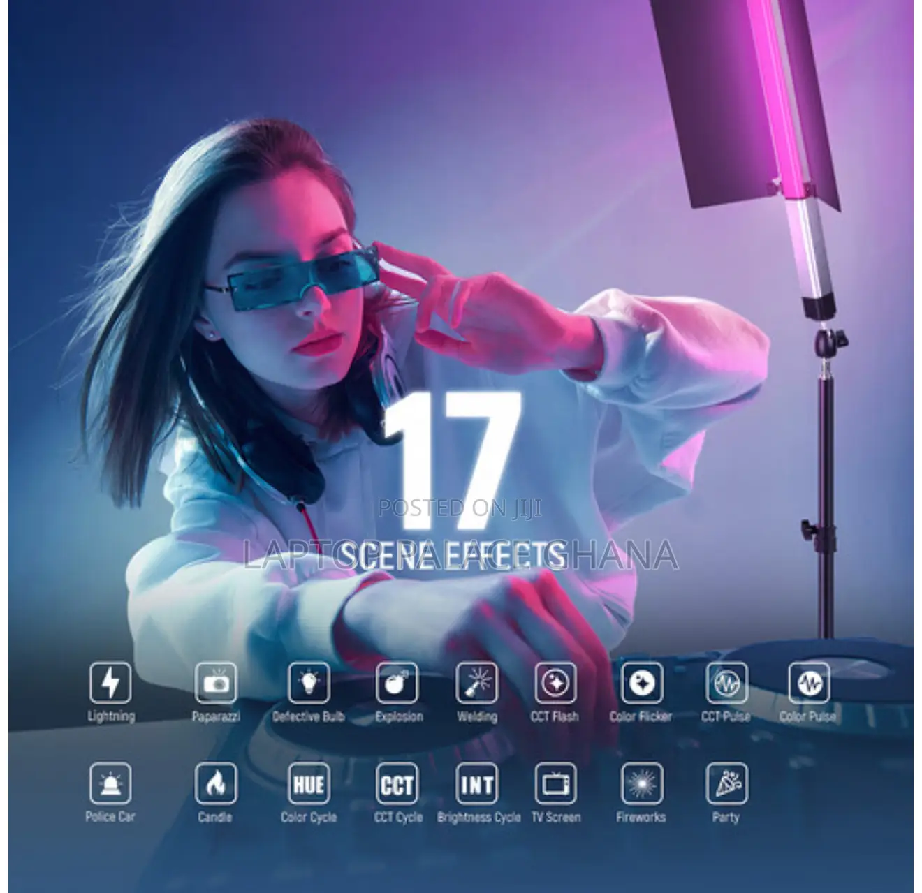 Neewer Cl124 Ii RGB Handheld Led Light Stick Video Light