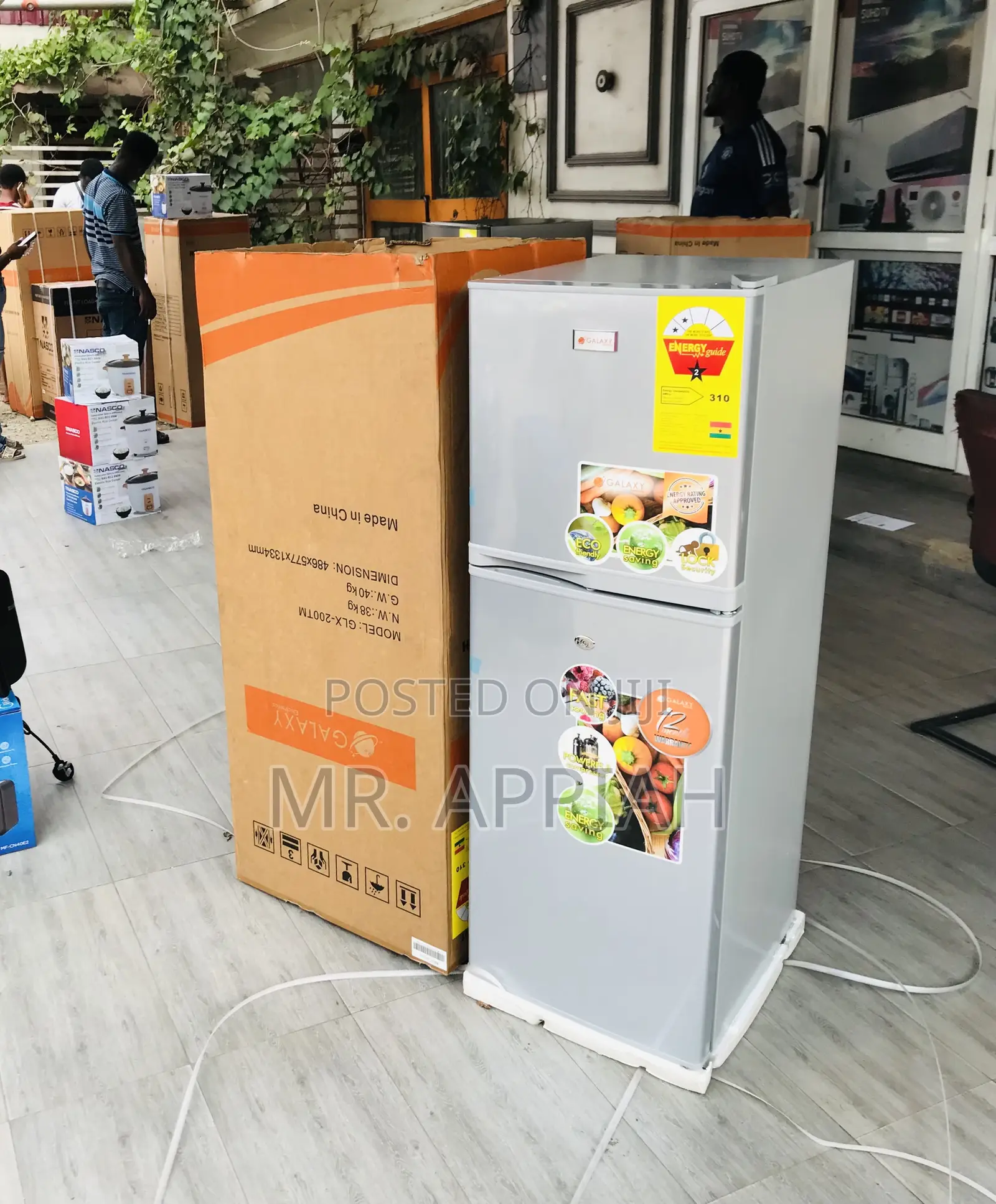 Purchase Galaxy 2 Door Top Freezer Fridge.