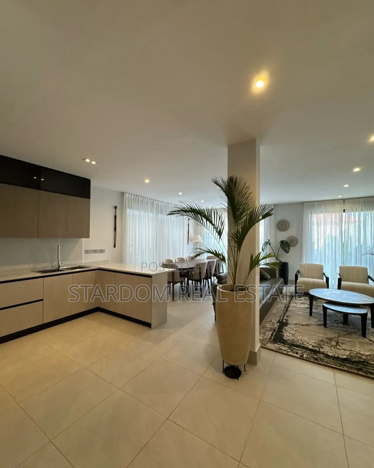 Furnished 3bdrm Duplex in Cantonments for rent