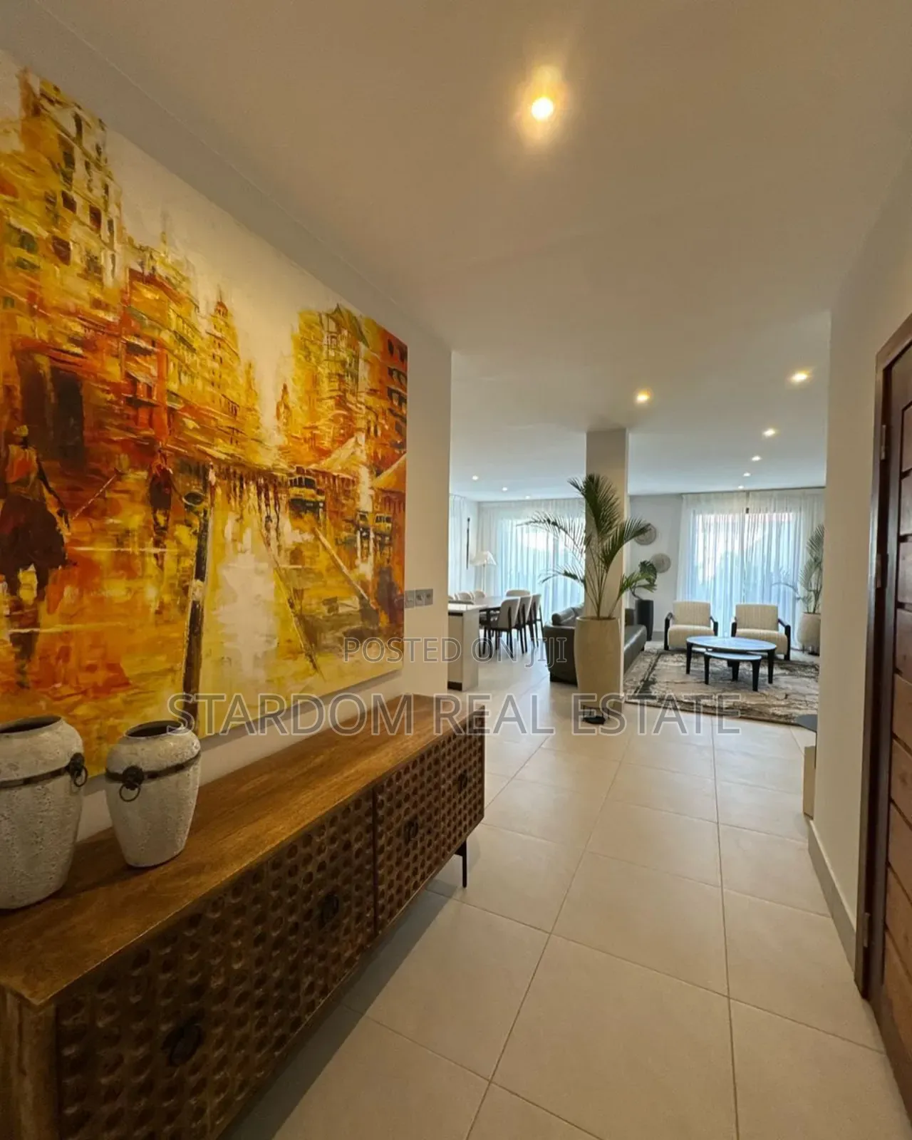 Furnished 3bdrm Duplex in Cantonments for rent
