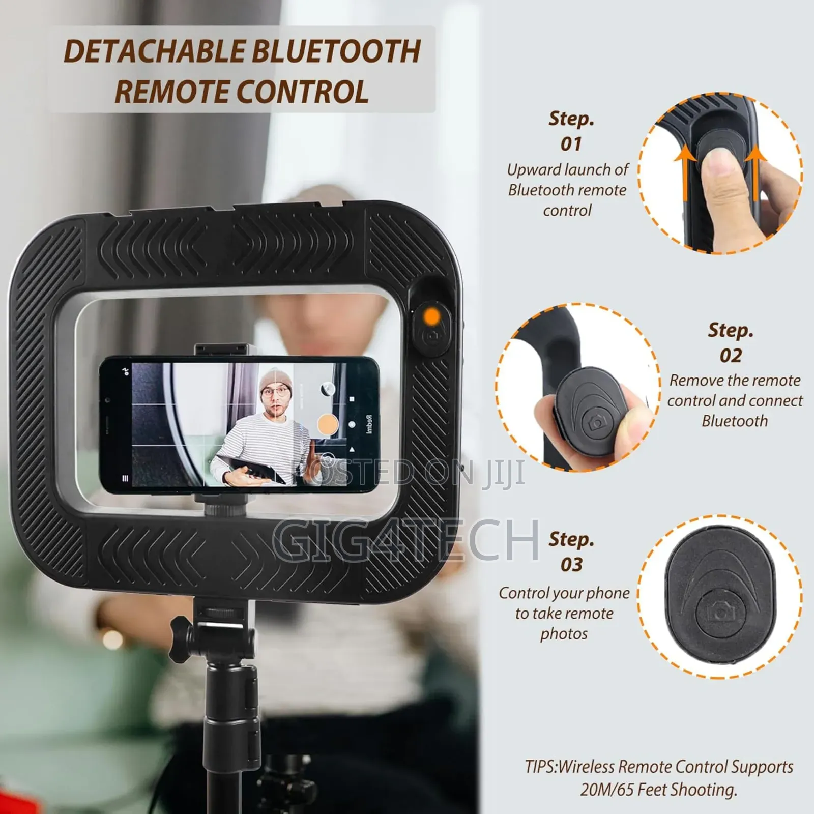 ZGRL-02 Rechargeable Handheld Square Led Video Light