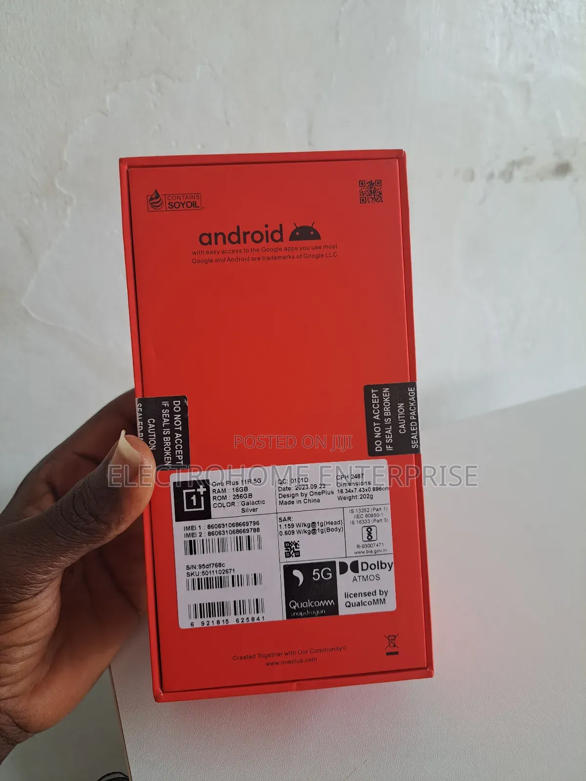New OnePlus 11R 256 GB Silver