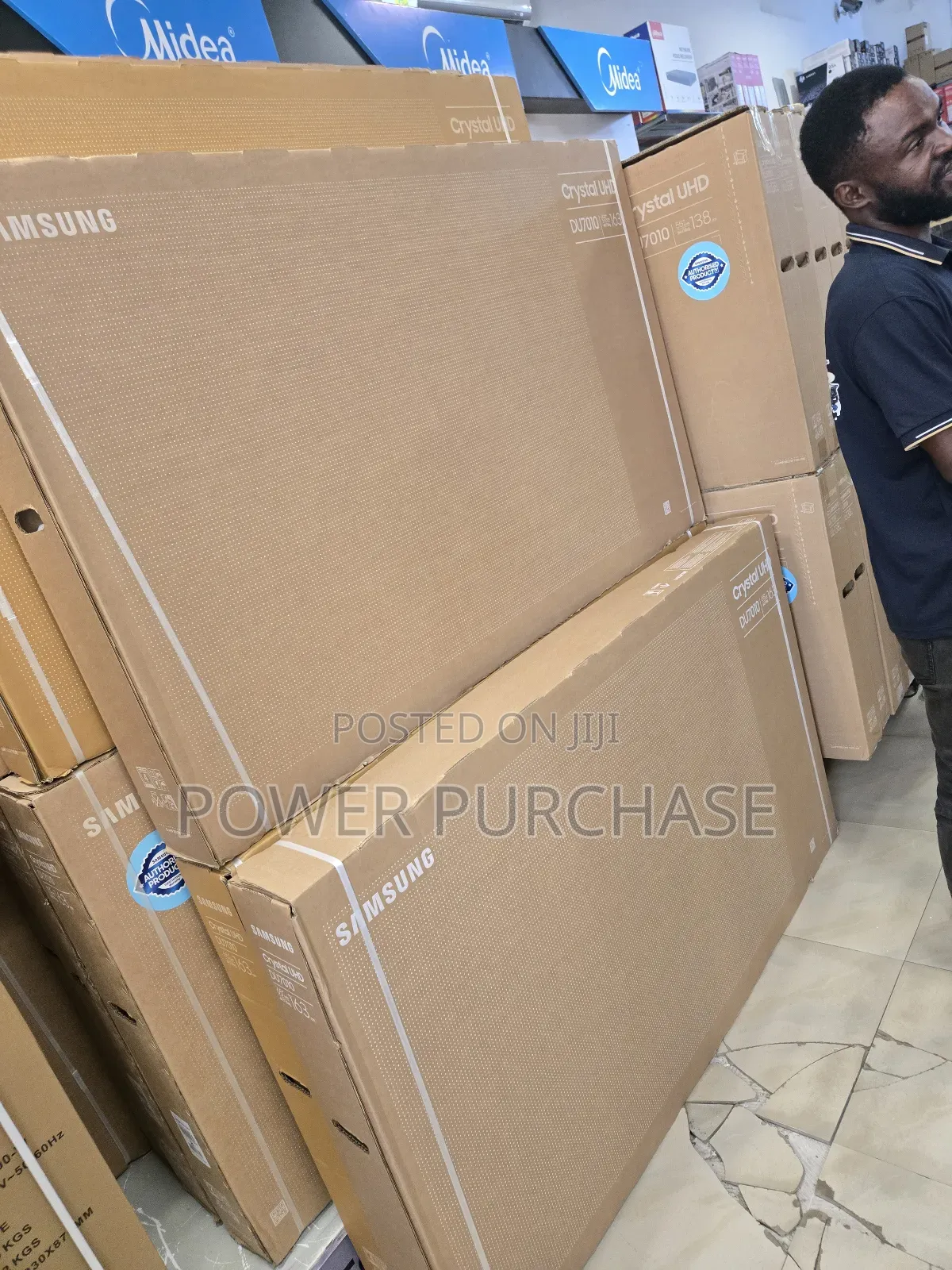 Samsung 65inches Du7010 Crystal Uhd HDR Smart Tv (2024)
