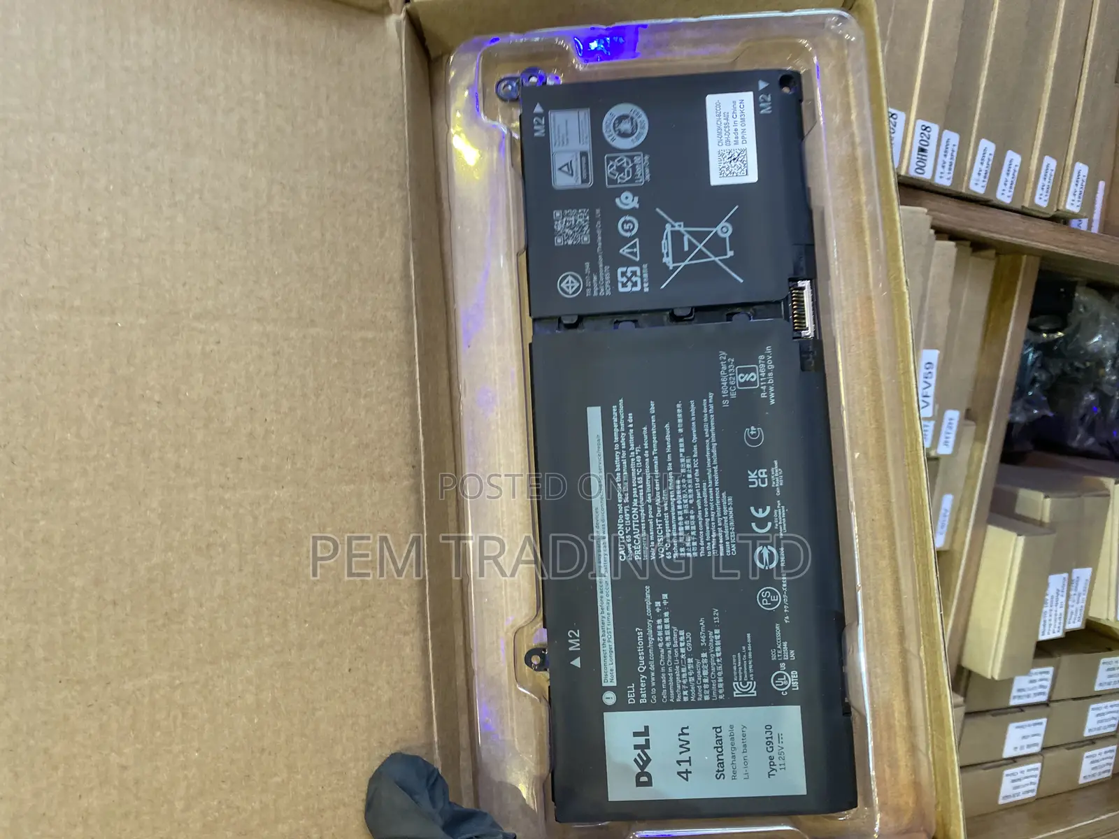 G91j0 Laptop Battery Compatible With Dell Latitude 3320 3420