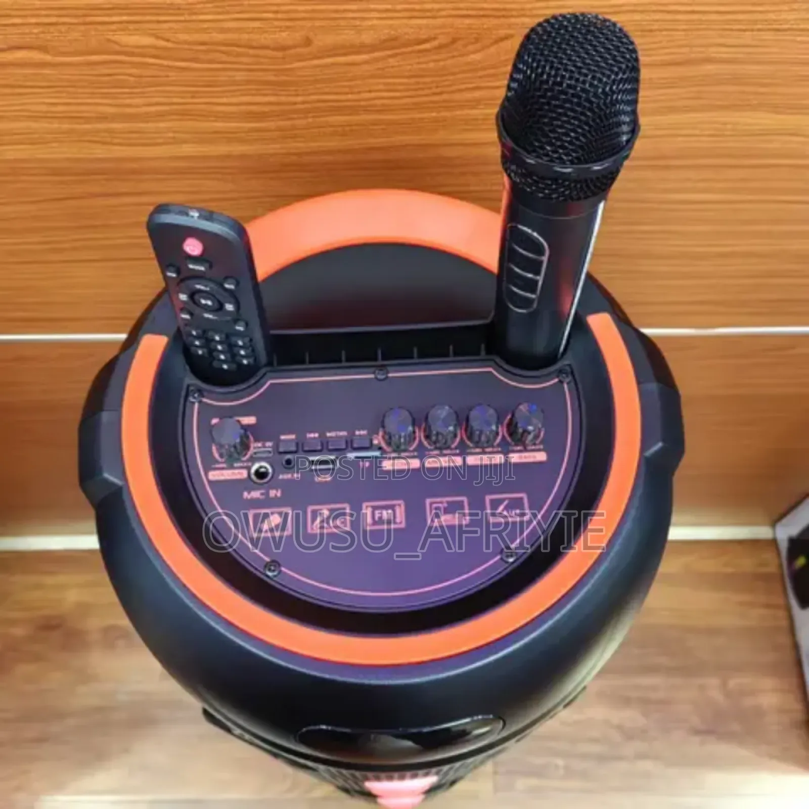 8" Rechargeable Loud Bt Radio RGB Loud Karaoke Speaker