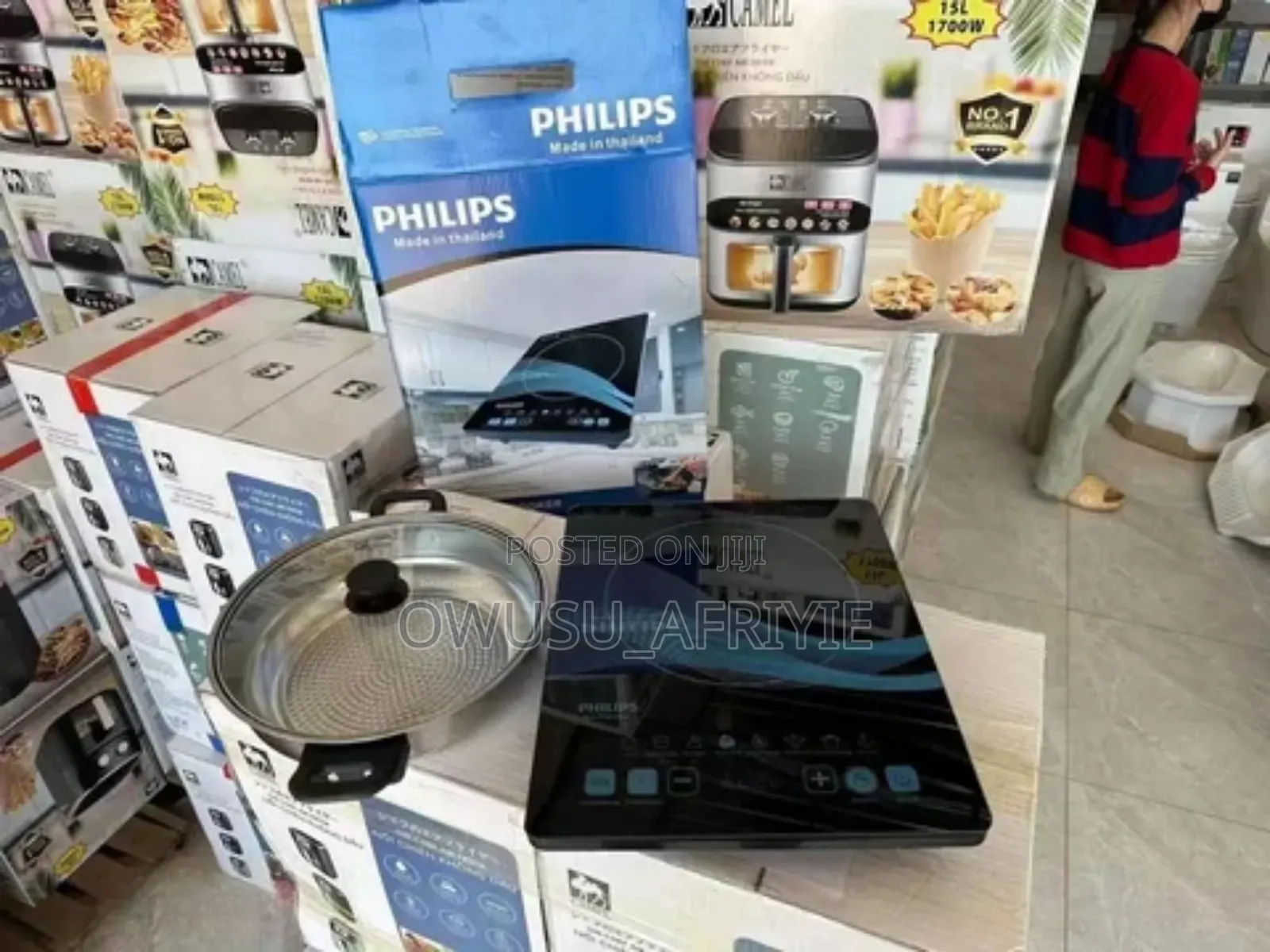Philips Induction Cooker With Induction Sauce Pan