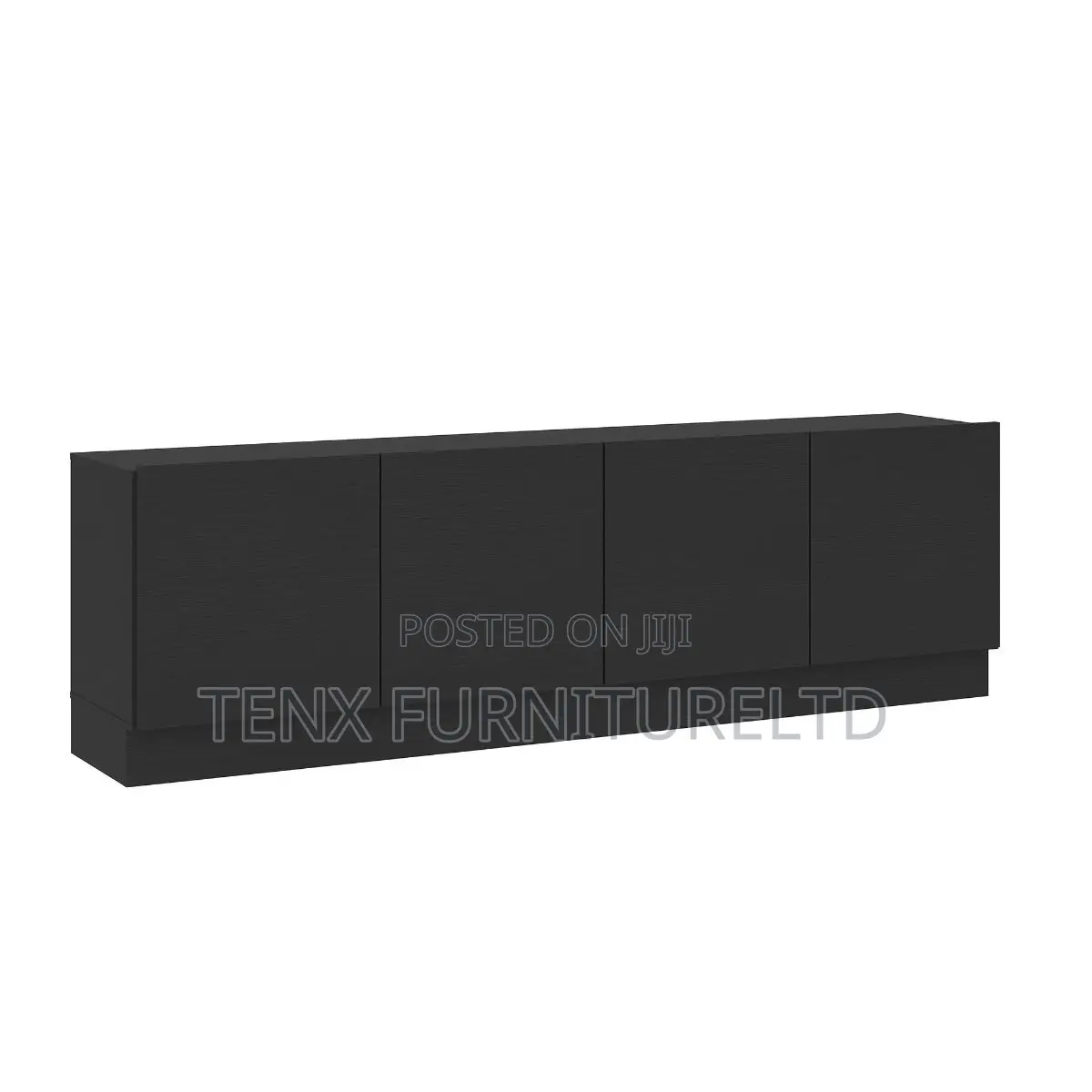 Tv Stand 4door BLCK