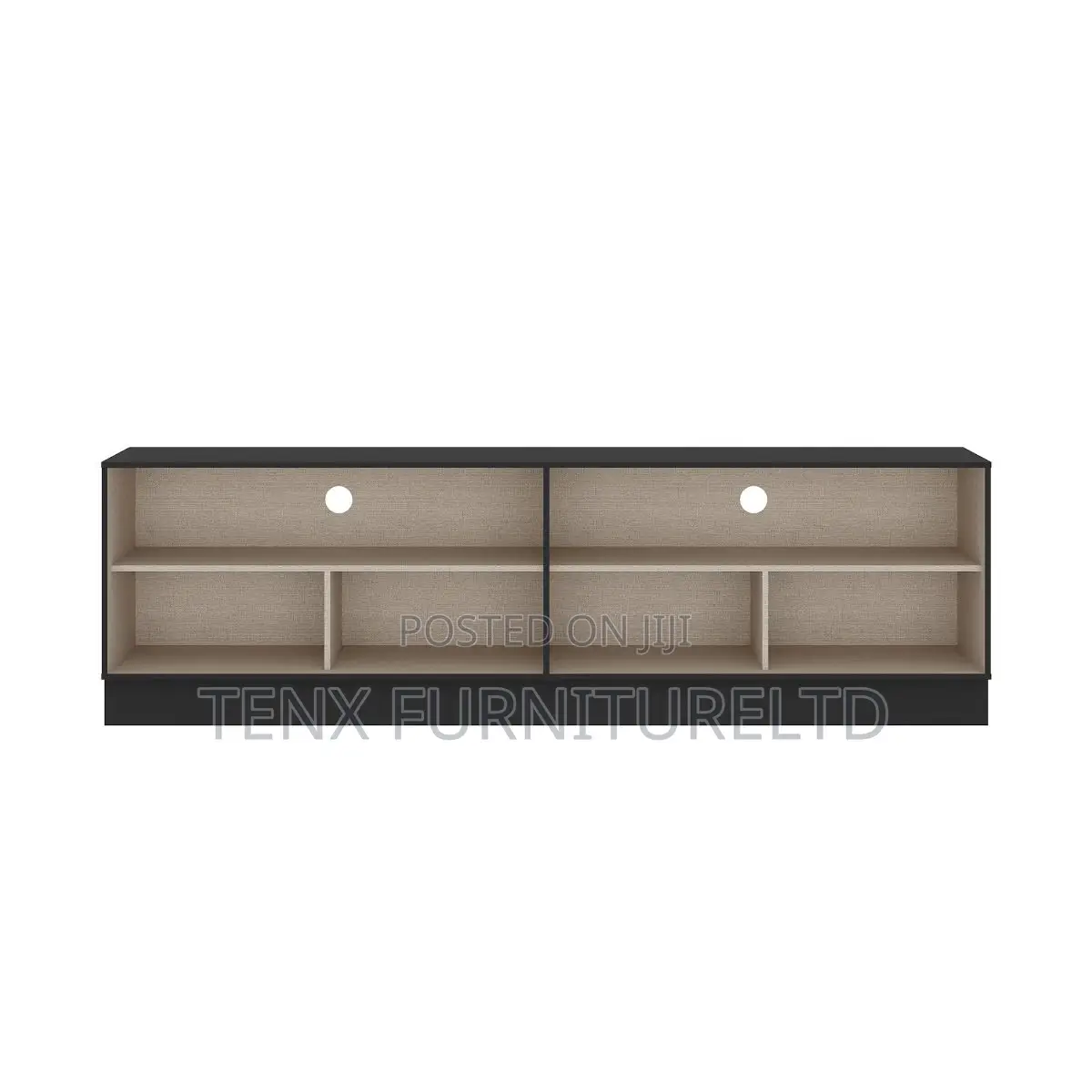 Tv Stand 4door BLCK