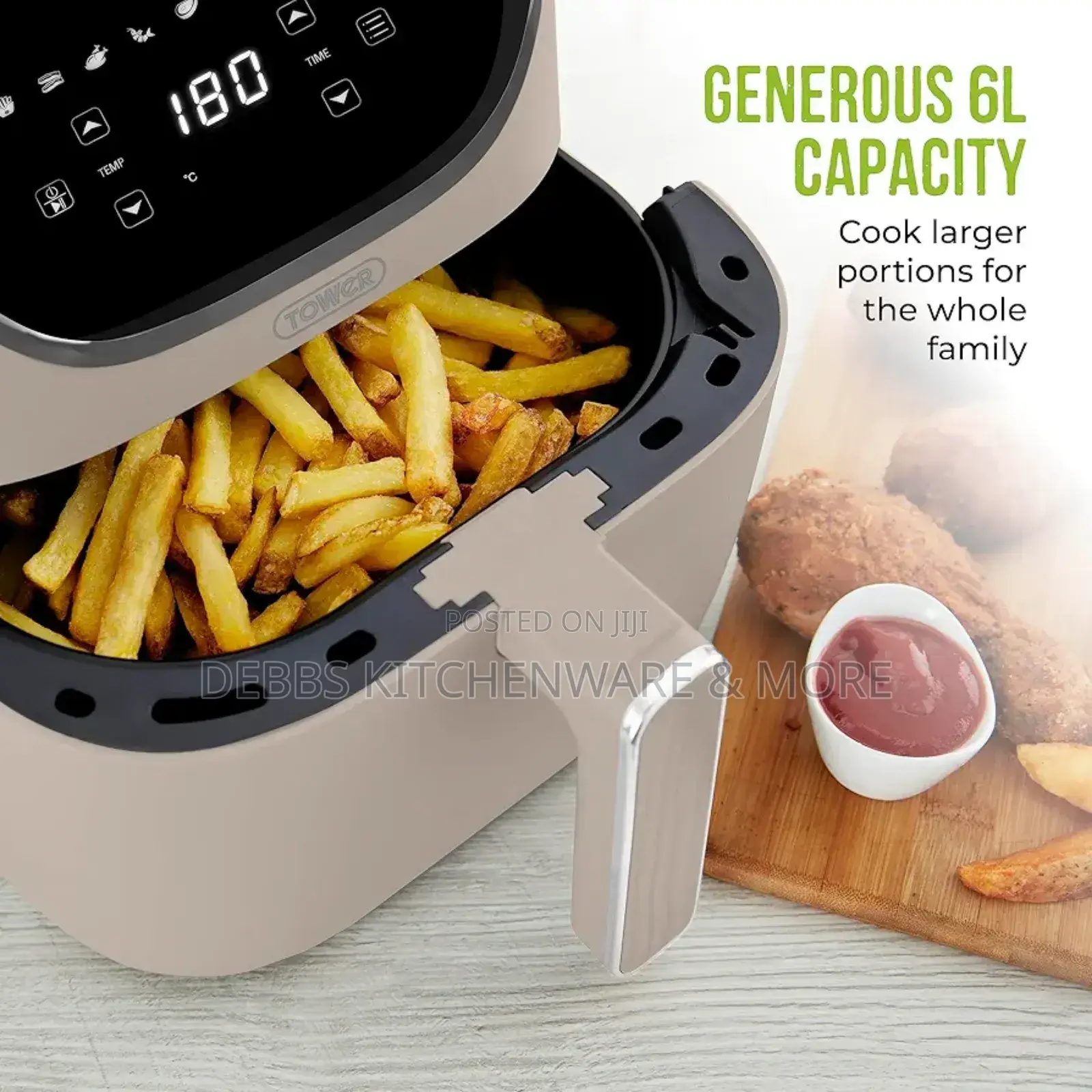 6lt Tower Digital Air Fryer Uk