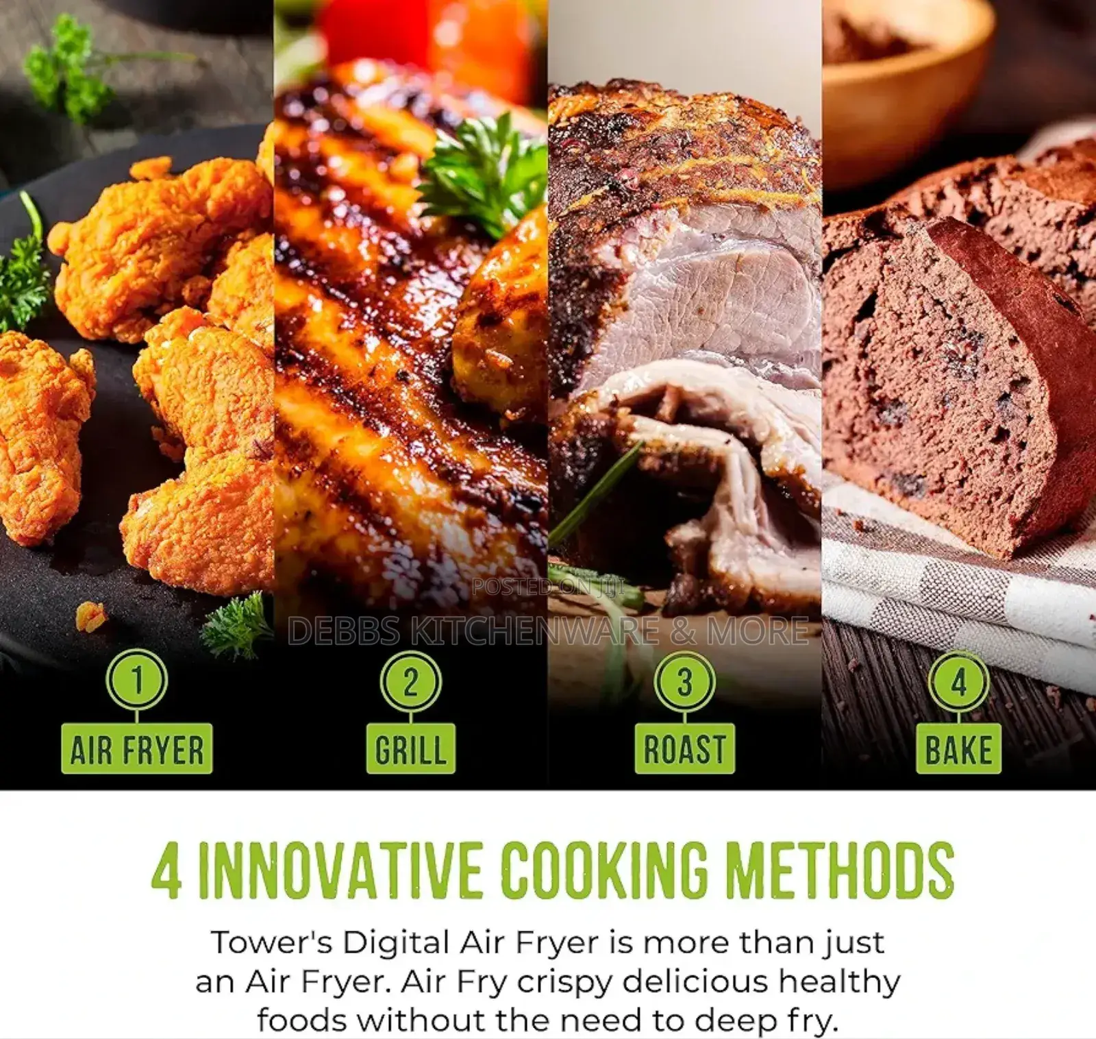 6lt Tower Digital Air Fryer Uk