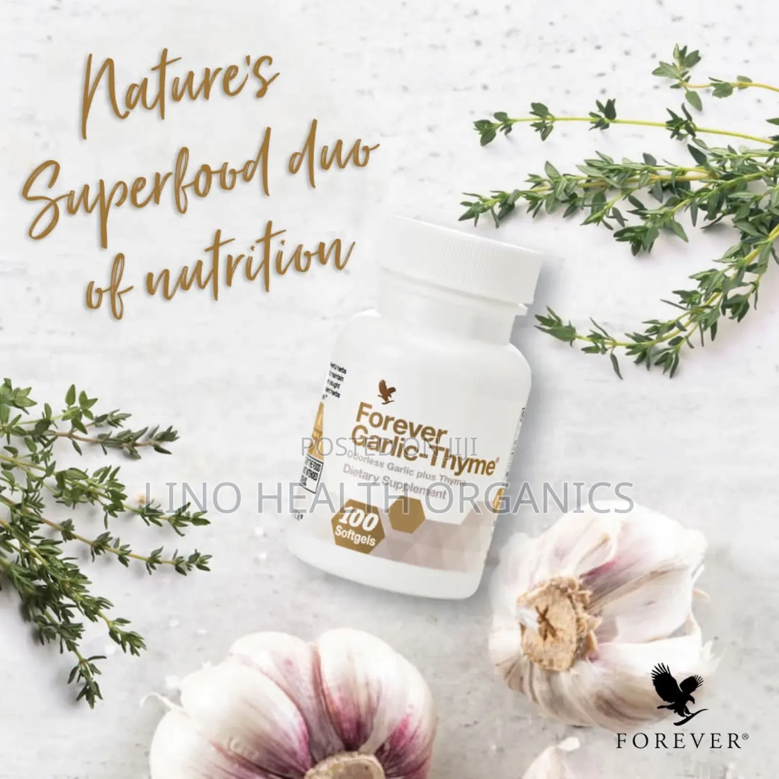 Garlic Plus Thyme Supplement | Forever Garlic-Thyme