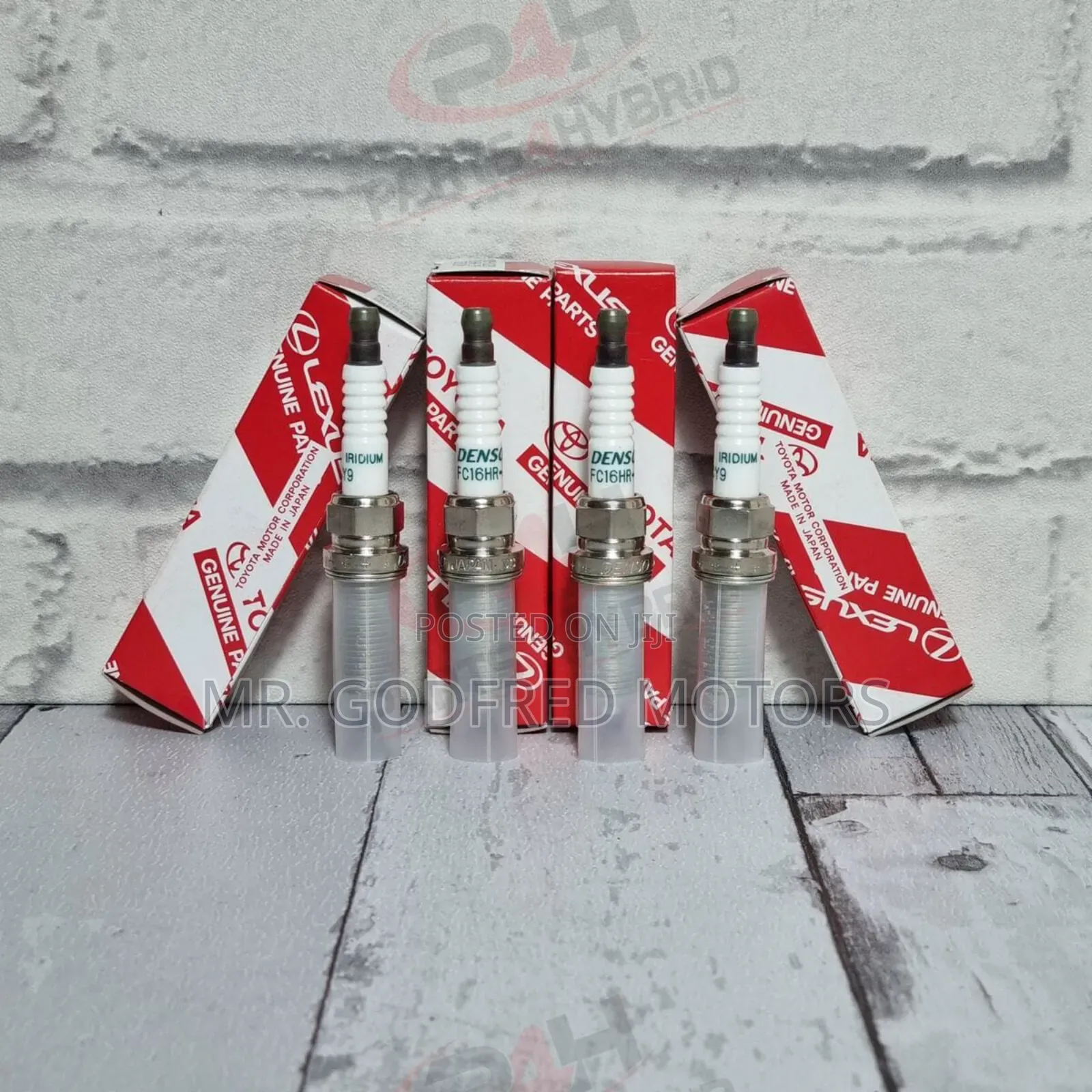 Toyota Vitz 2012,13,14,15 Spark Plugs Double Pin. Original.
