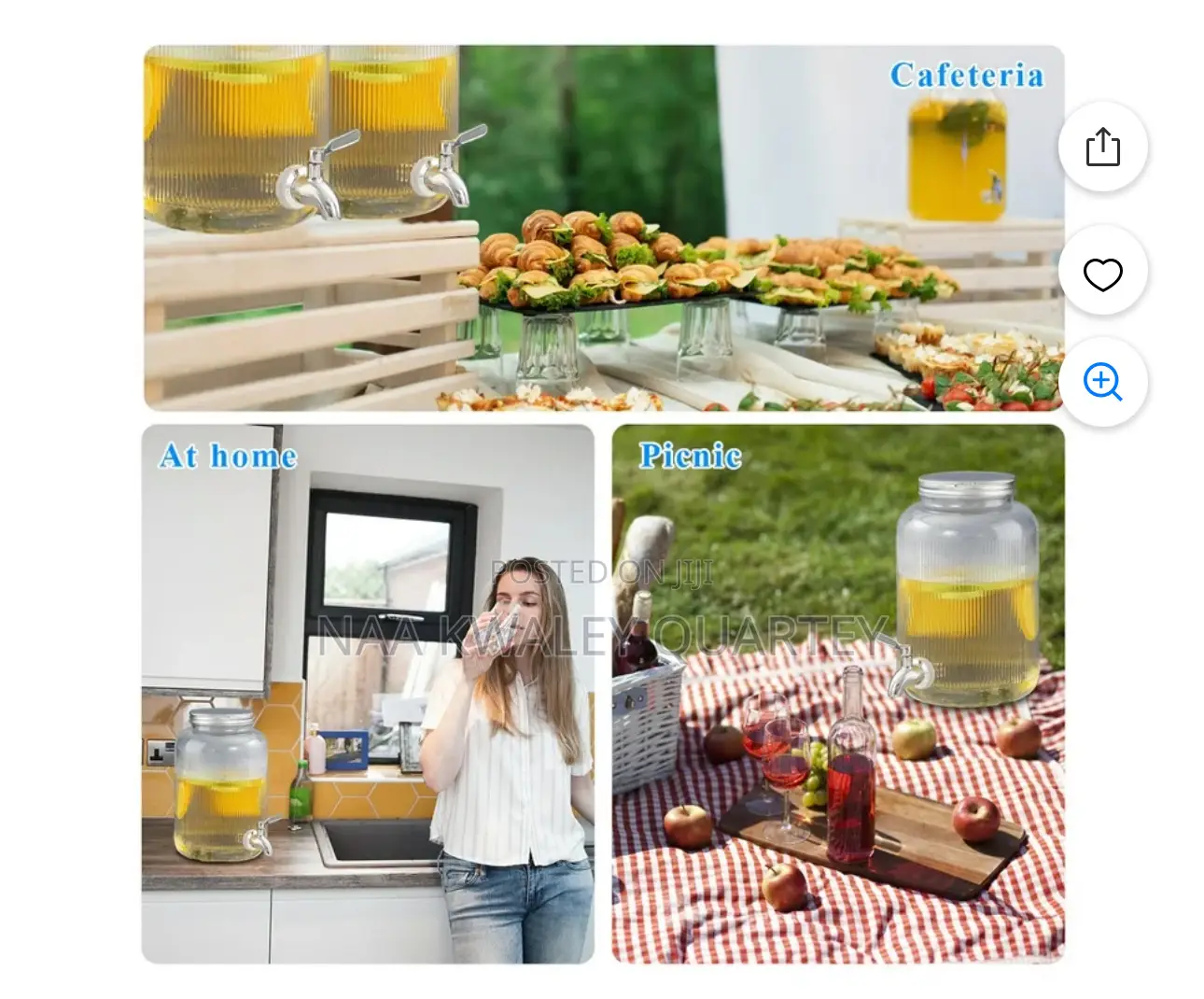5.5l Glass Juice Dispenser
