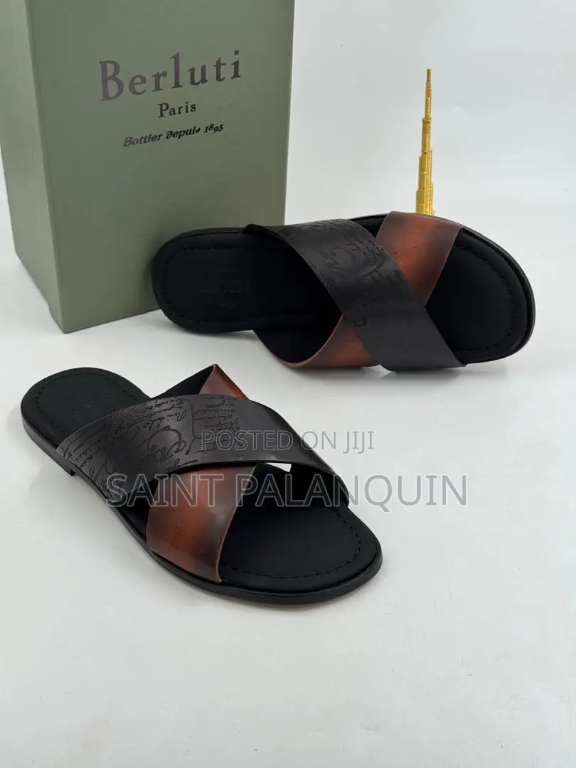 Men Berluti Slippers
