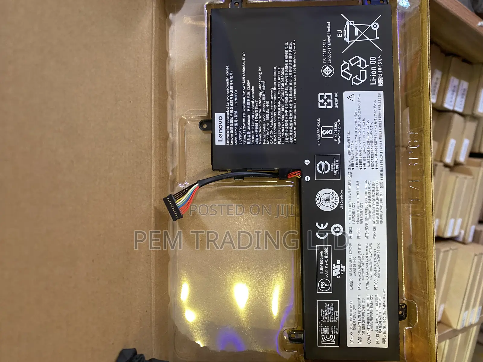 L17m3pg1 Laptop Battery Replacement for Lenovo