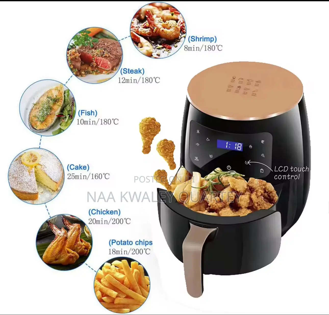 6 Litres Air Fryer