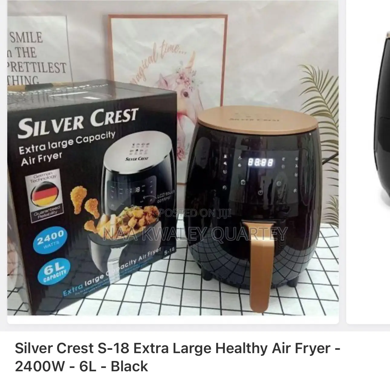 6 Litres Air Fryer