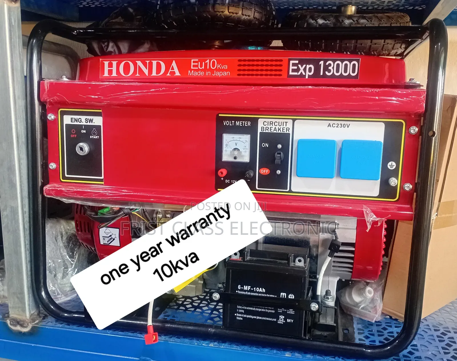 Easy Transport 10kva Petrol Power Supply Unit With Wheels
