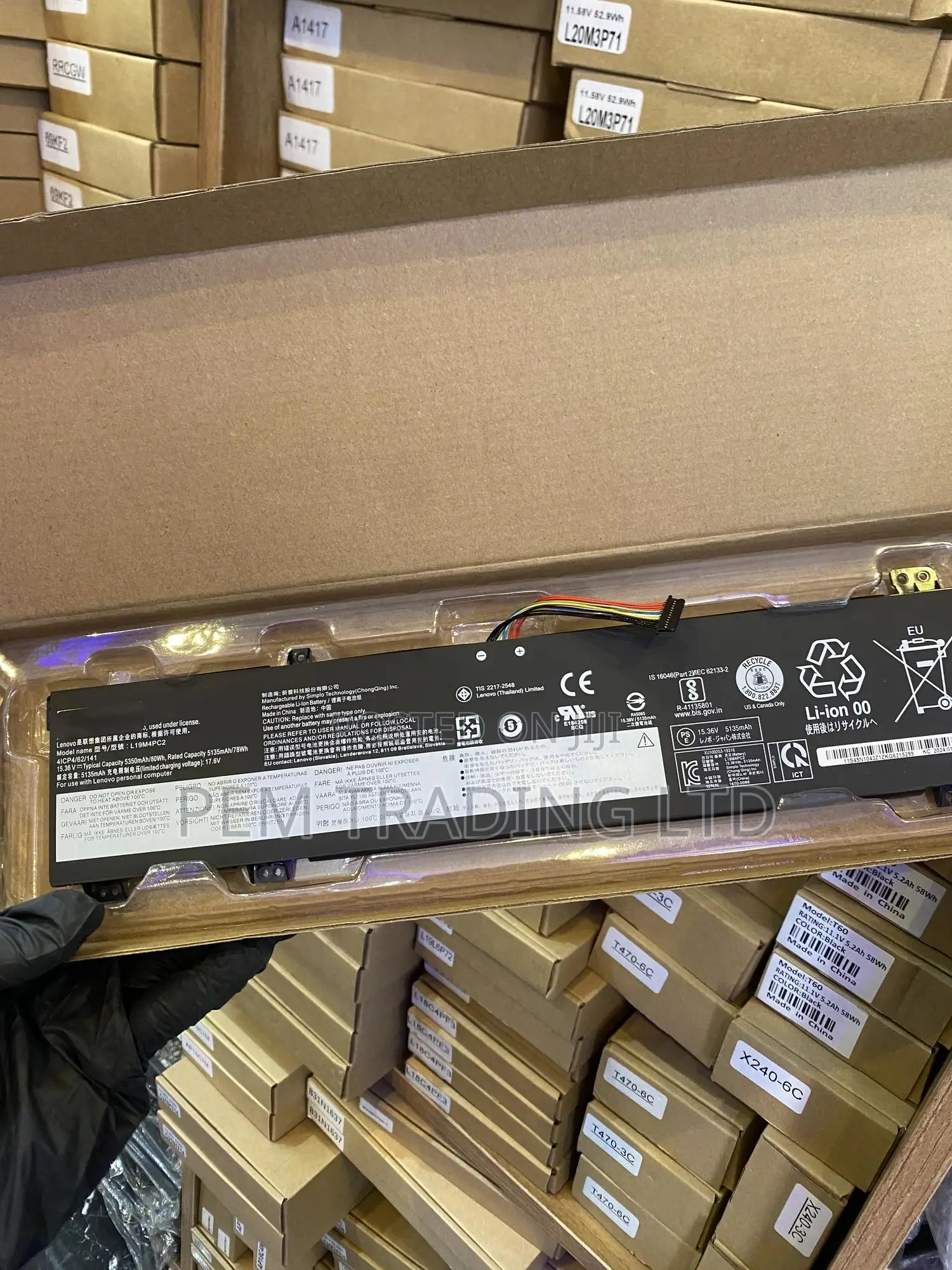 L19m4pc2 L19c4pc2 Laptop Battery Compatible With Lenovo
