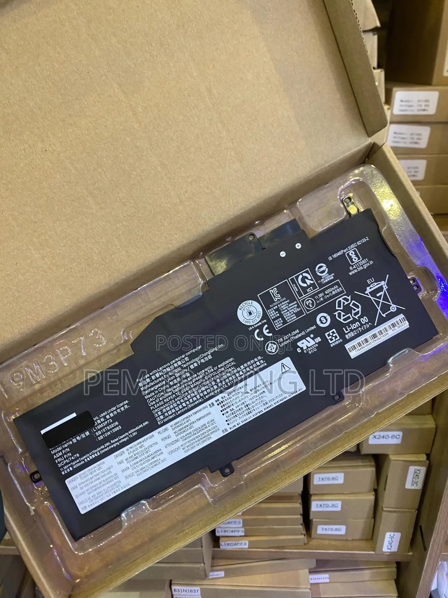 L19c3pf3 L19m3pf4 L19l3pf7 Battery for Lenovo Ideapad