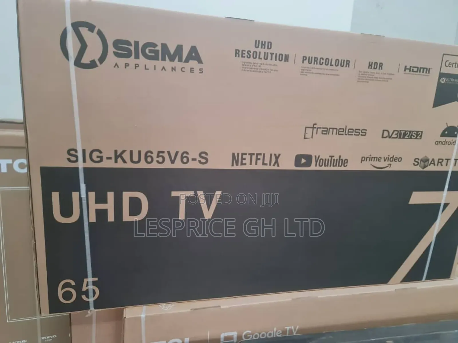 Sigma 65" Android Tv - Plug Play