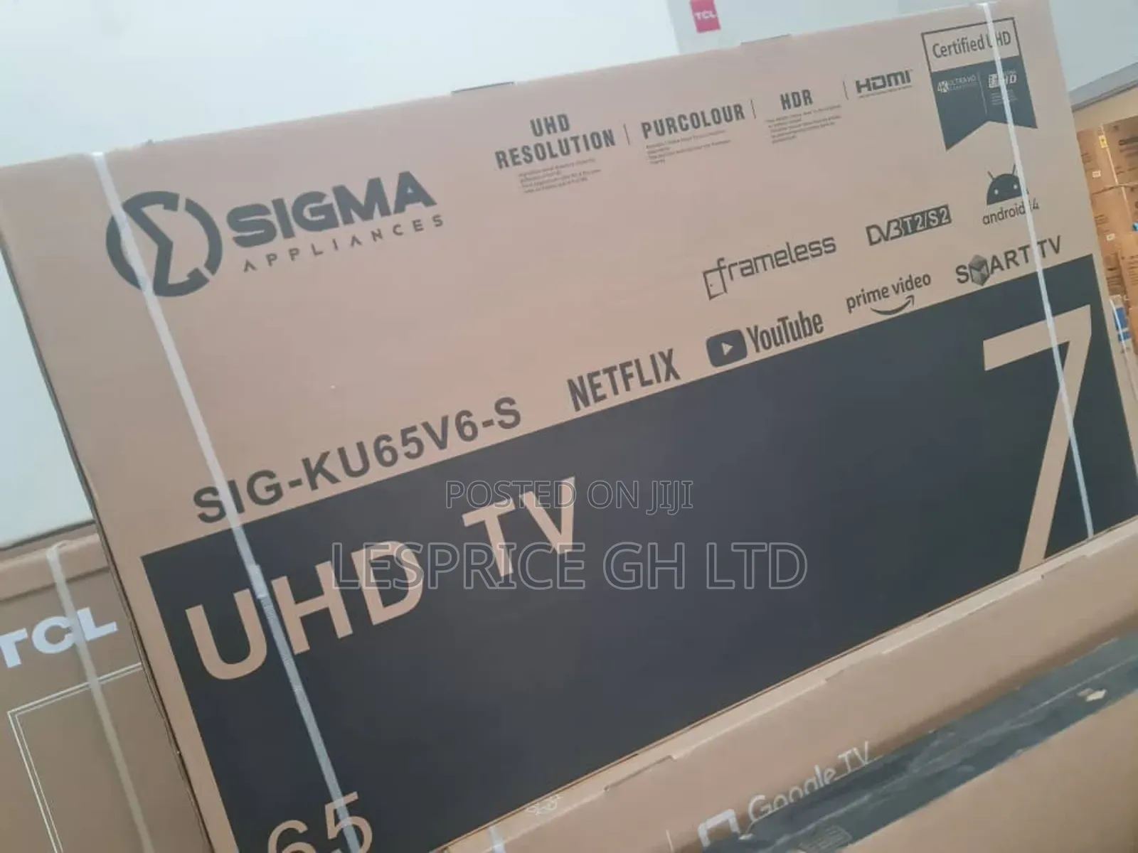 Sigma Digital Frameless Tv - Auto Brightness