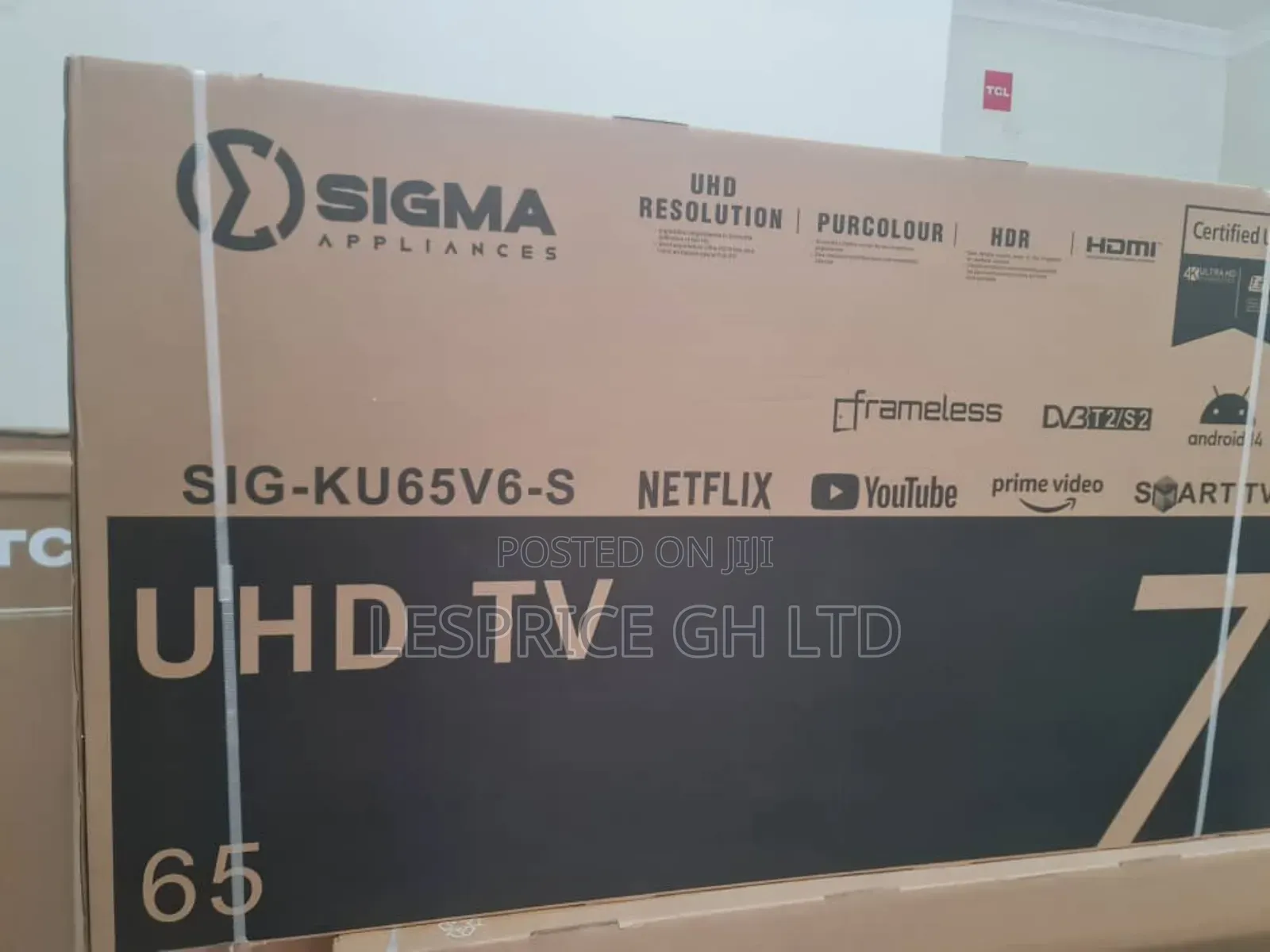 Sigma Digital Frameless Tv - Auto Brightness